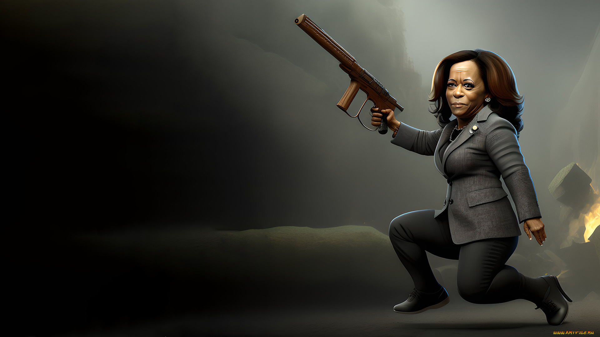 юмор, и, приколы, нейросети, графика, нейроарт, ai, art, нейронные, сети, рисунки, нейро, искусство, камала, харрис, kamala, harris