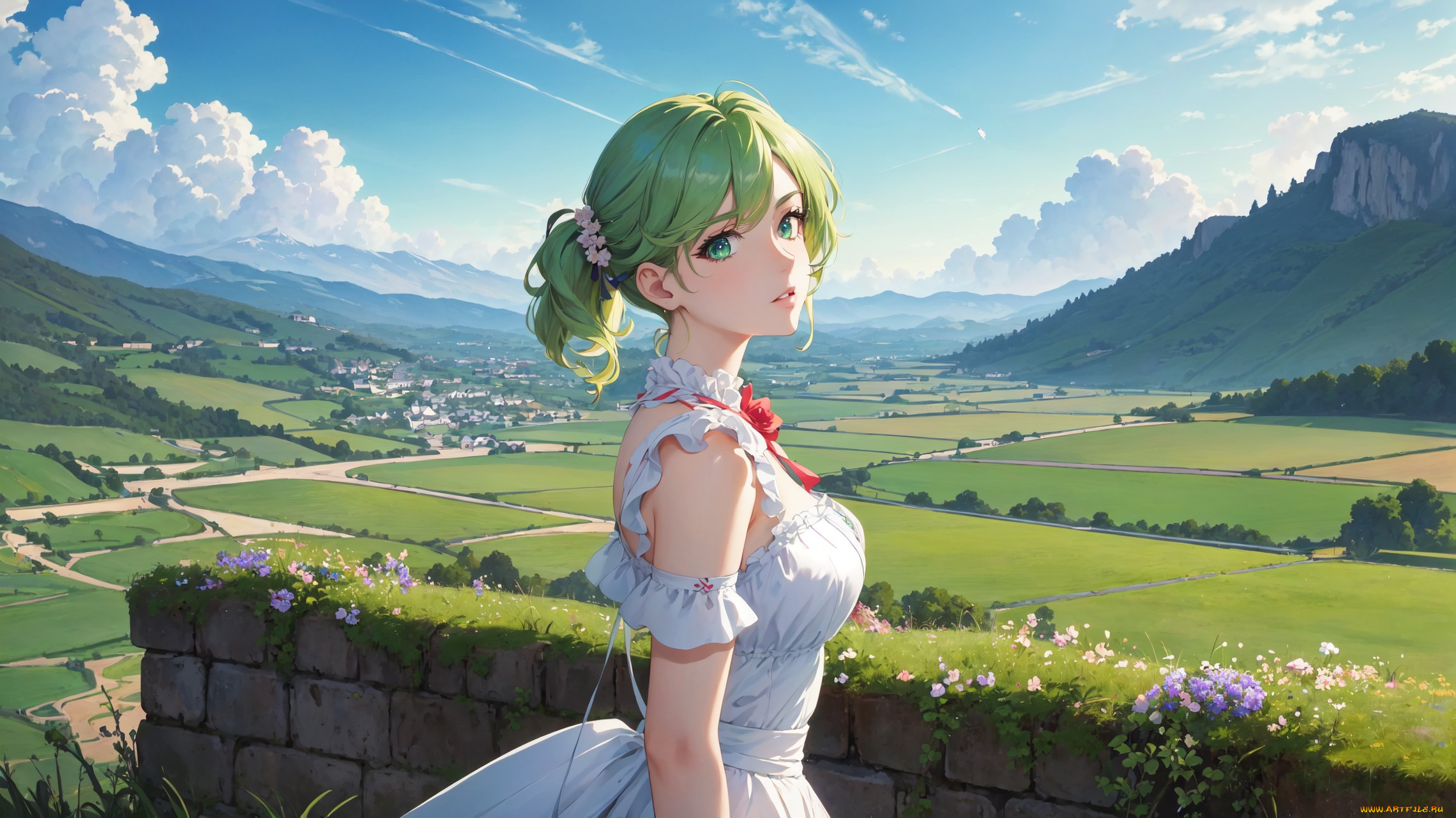 аниме, пейзажи, , природа, нейросети, графика, нейроарт, ai, art, нейронные, сети, рисунки, нейро, искусство