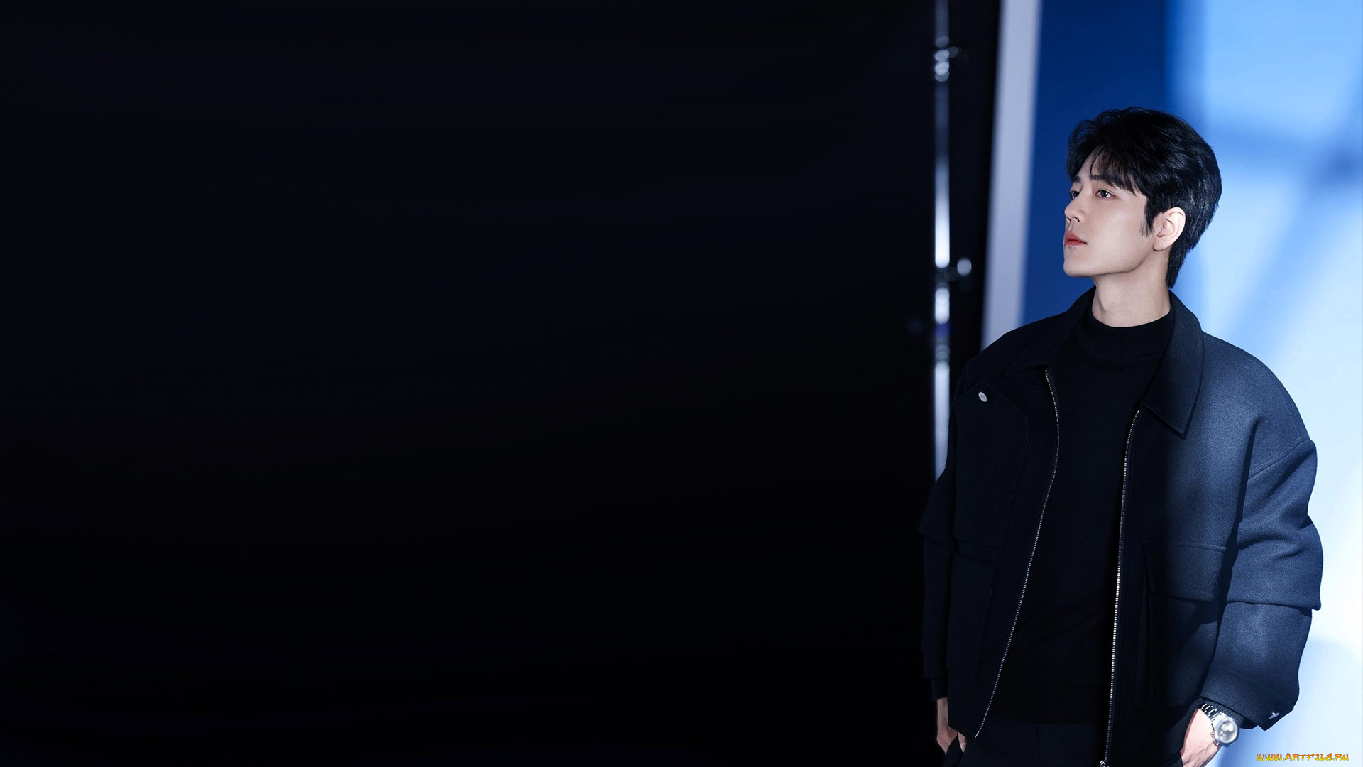 мужчины, xiao, zhan, актер, куртка