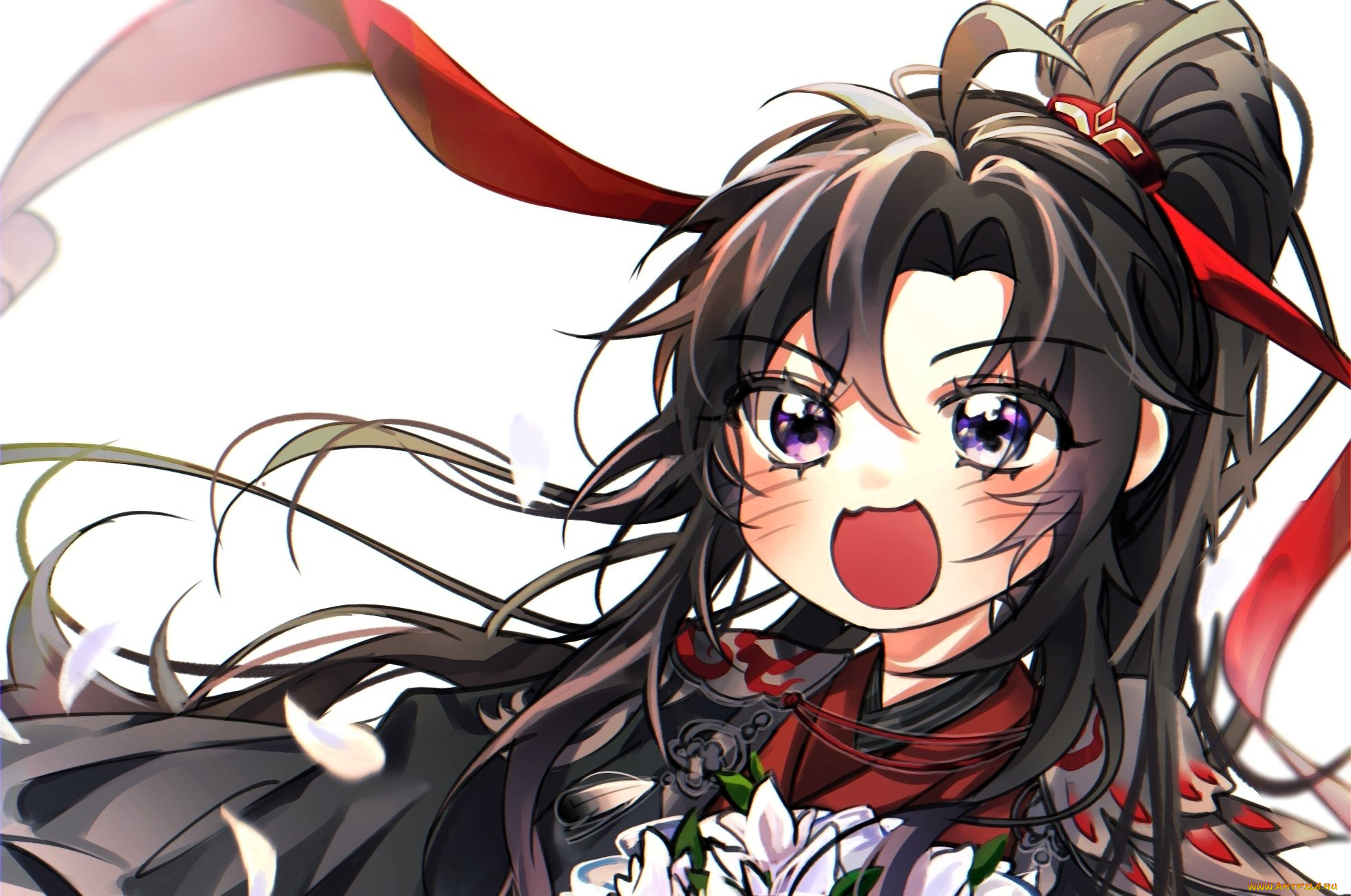 аниме, mo, dao, zu, shi, вэй, усянь, цветы