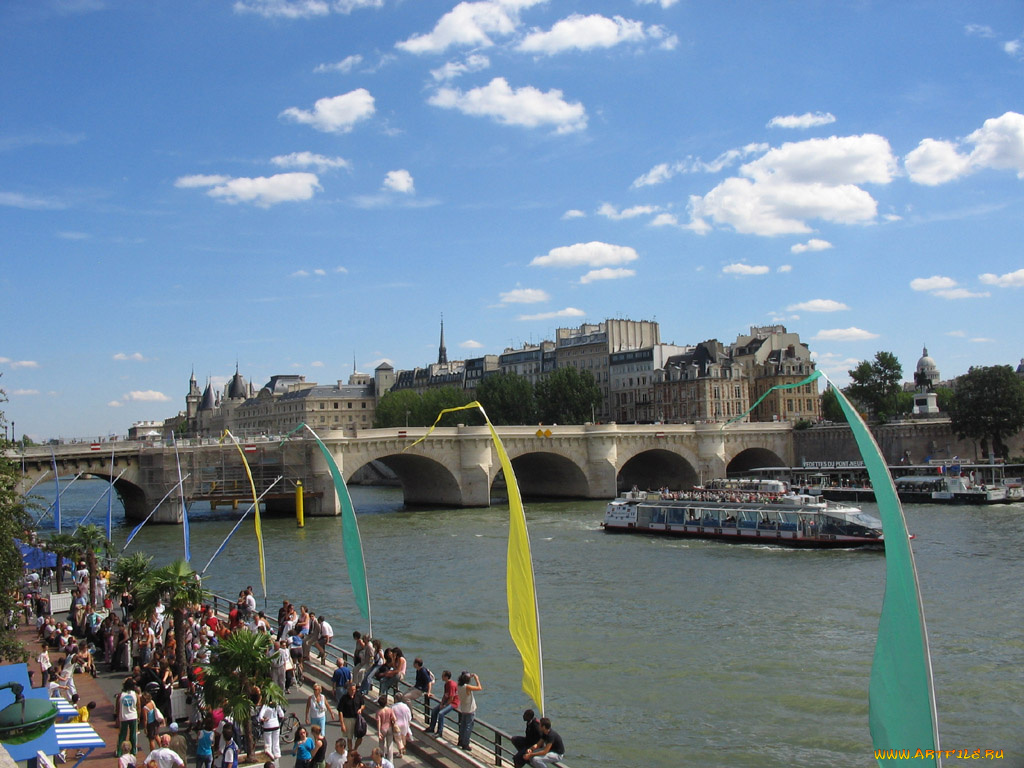 ile, de, la, cite, города, мосты