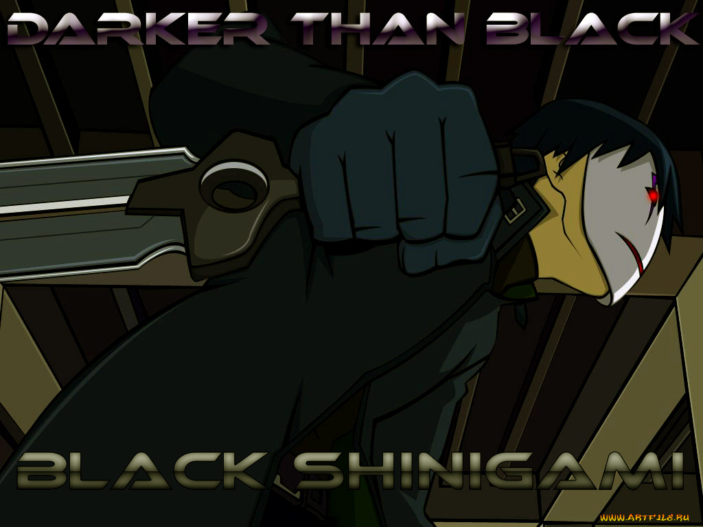 black, shinigami, аниме, darker, than