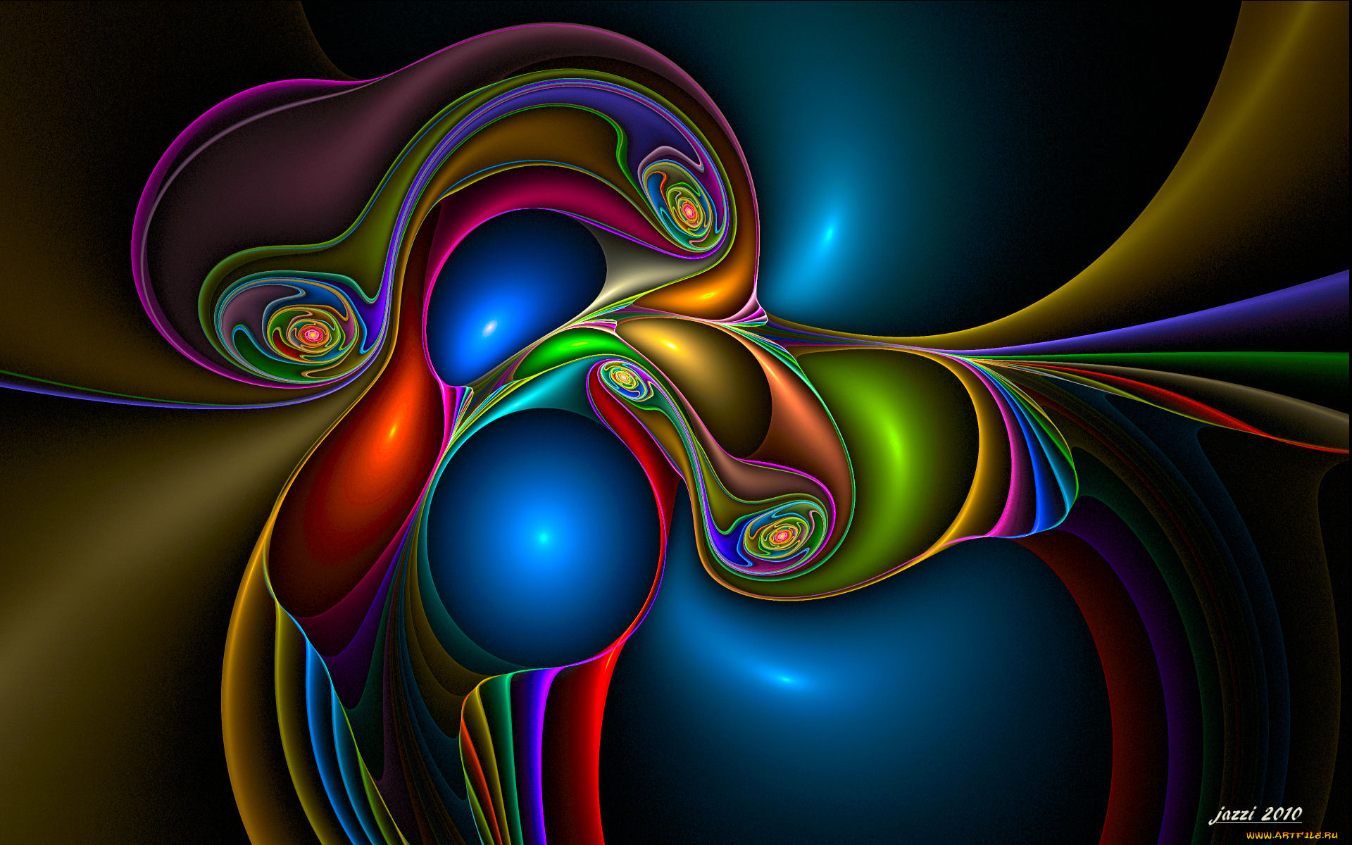 3д, графика, fractal, фракталы