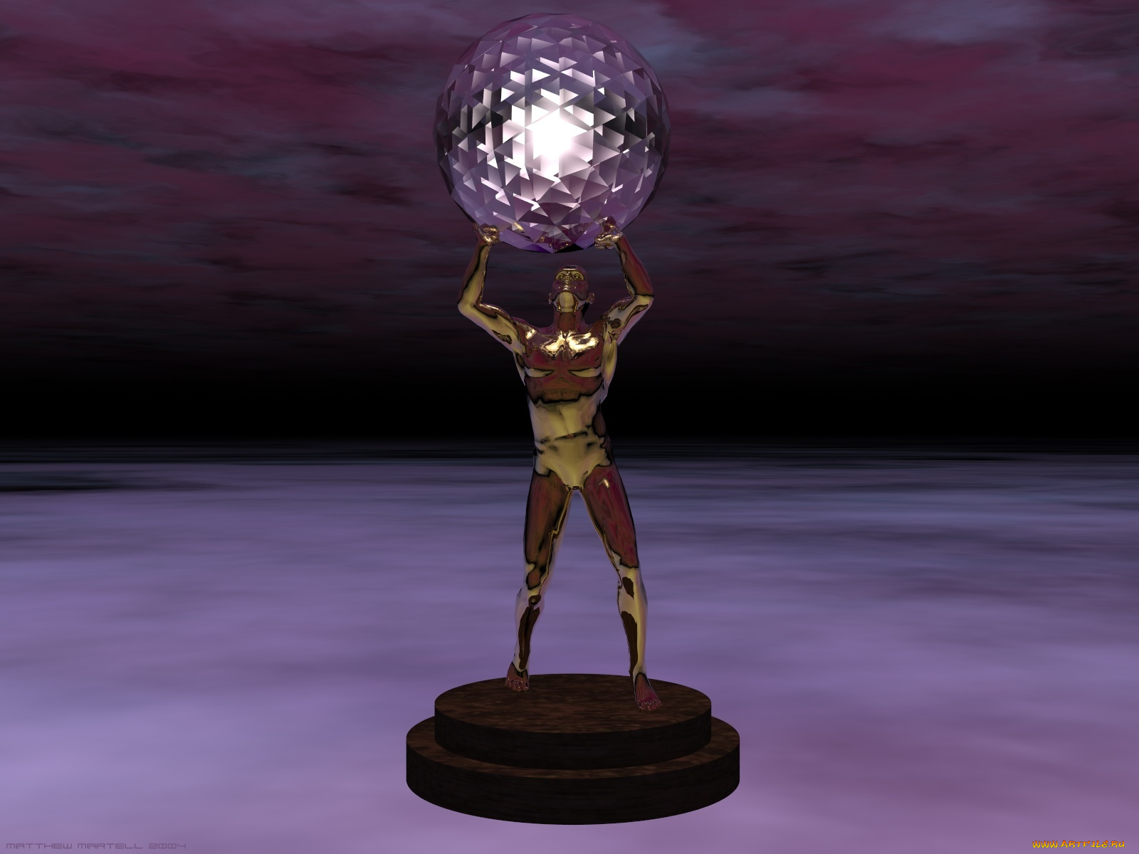 3д, графика, creatures, существа, человек, шар