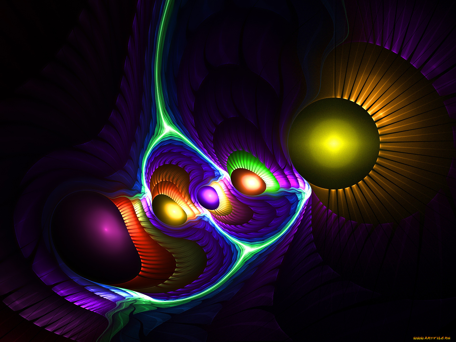 3д, графика, fractal, фракталы, фрактал