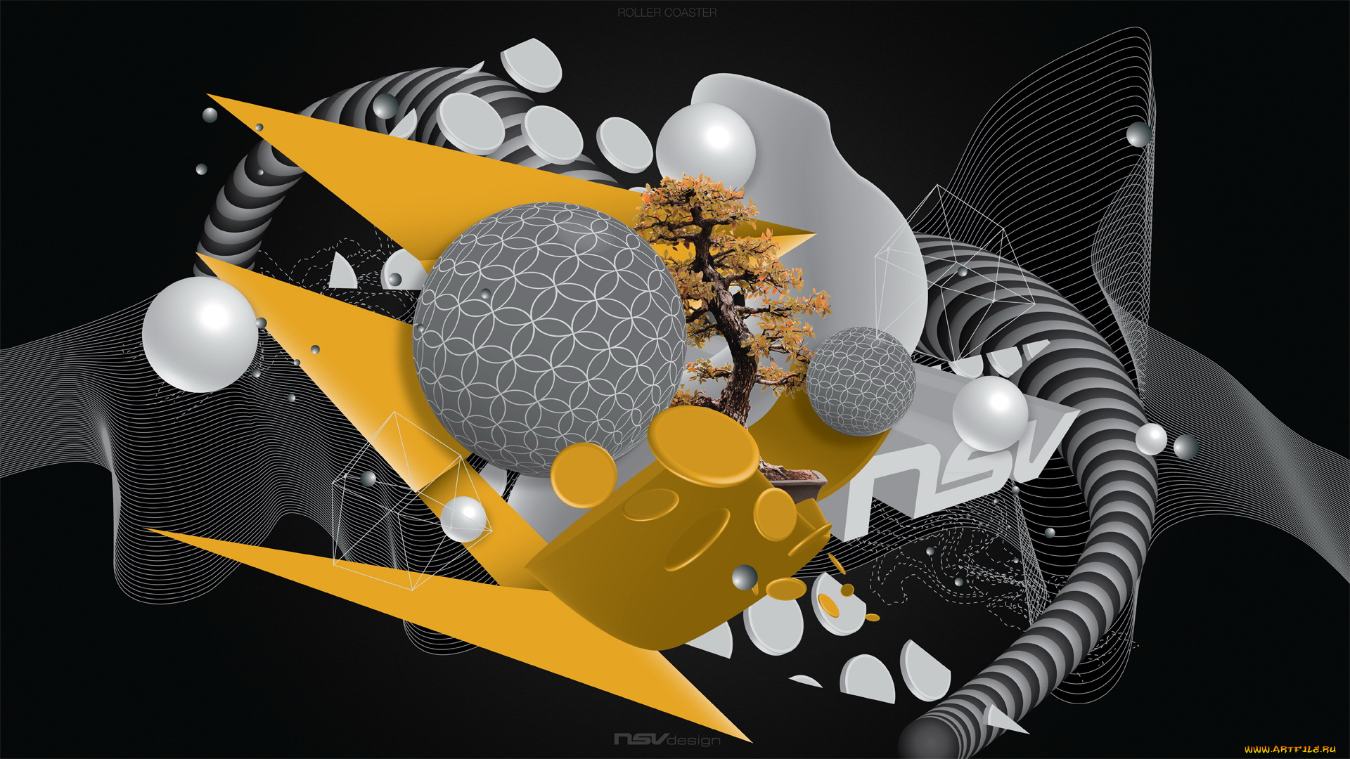 3д, графика, abstract, абстракции, абстракция