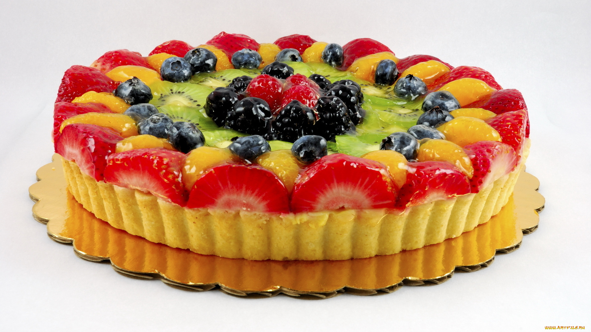 еда, пироги, бисквит, фрукты, ягоды