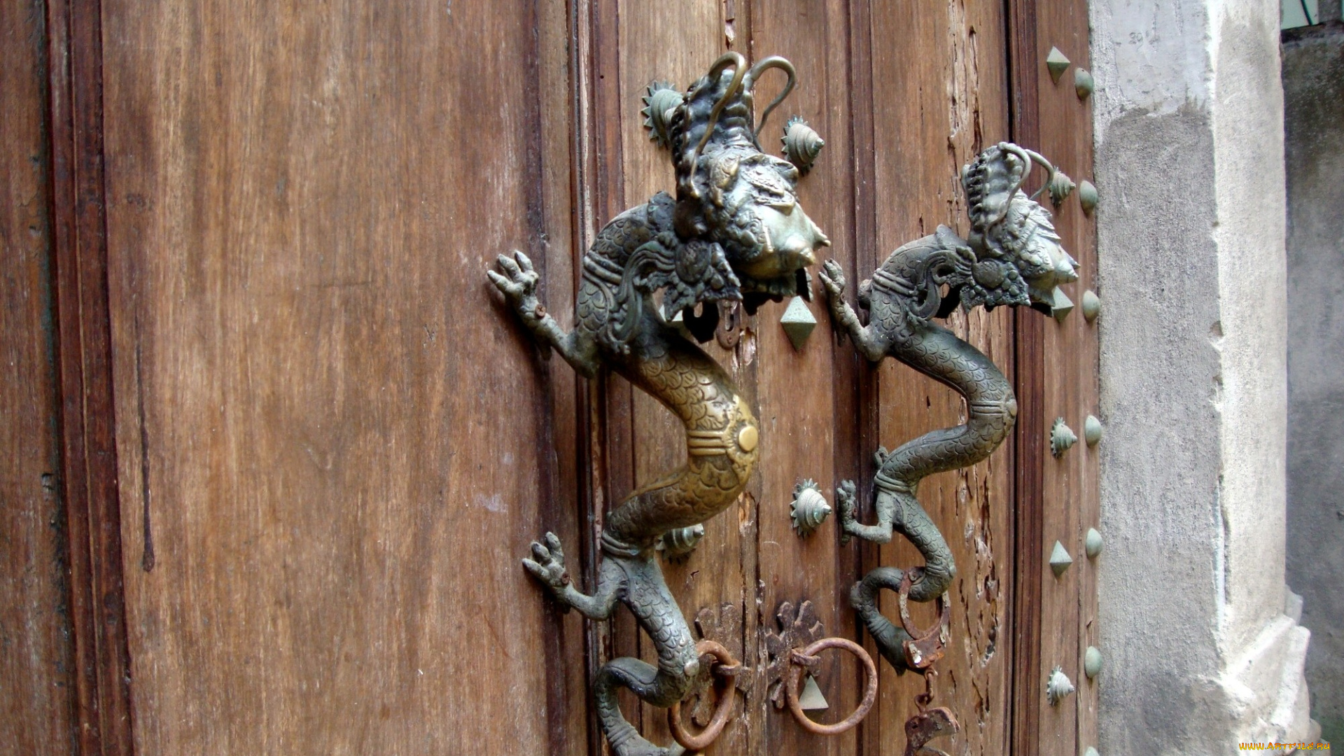 разное, ключи, замки, дверные, ручки, драконы, дверь