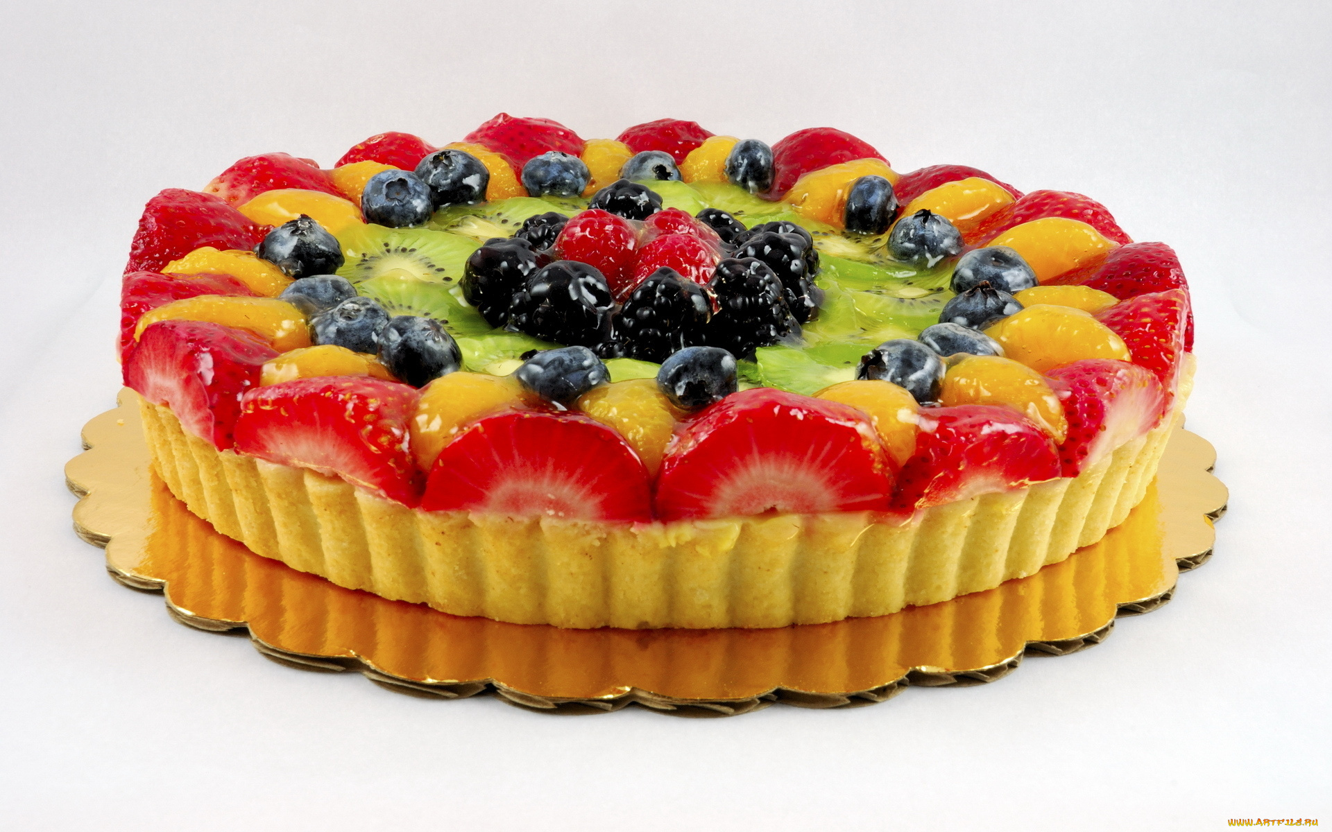 еда, пироги, бисквит, фрукты, ягоды