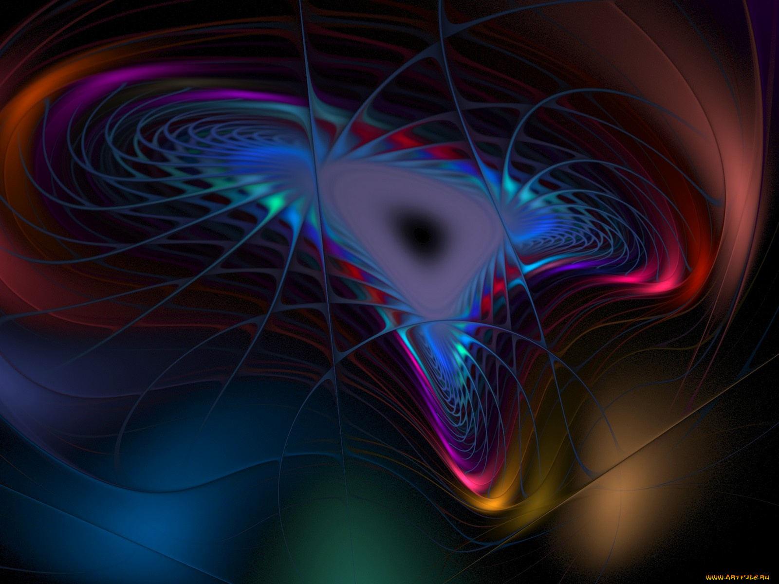 3д, графика, fractal, фракталы, цвета, фон, узор