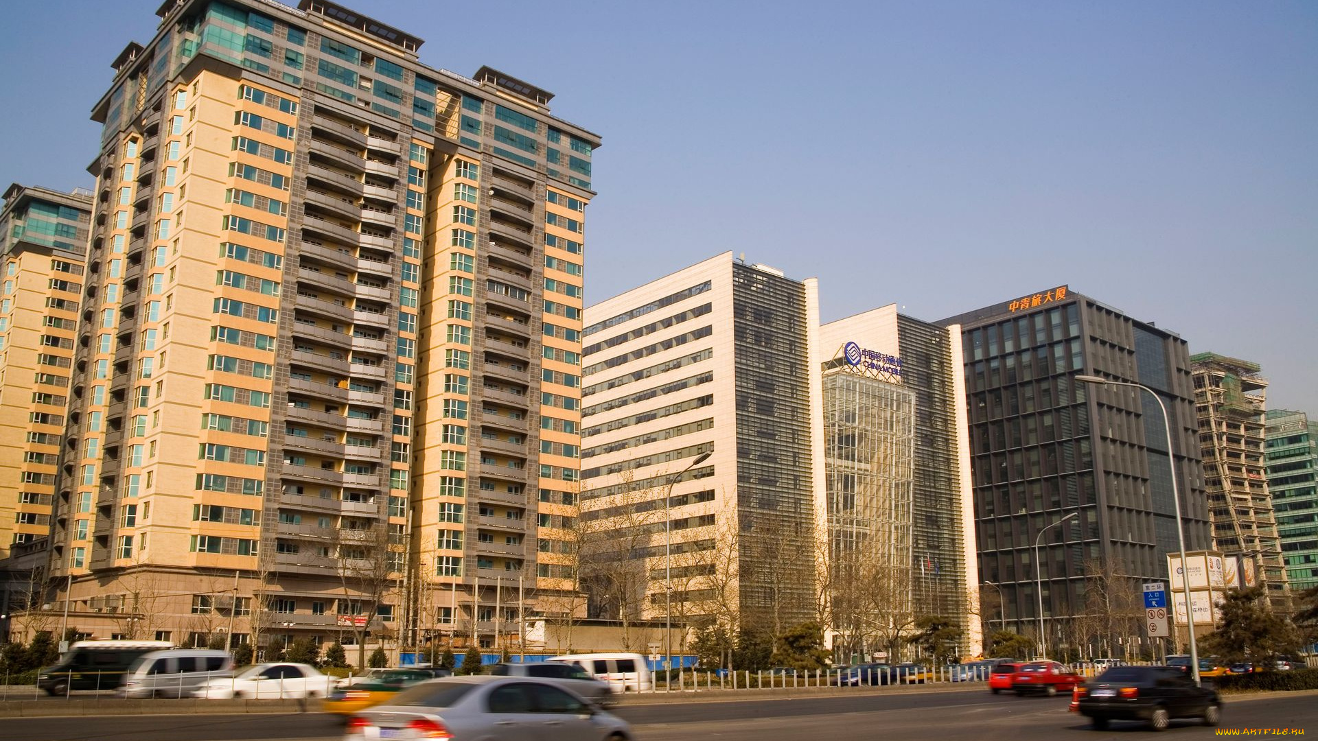 города, пекин, китай