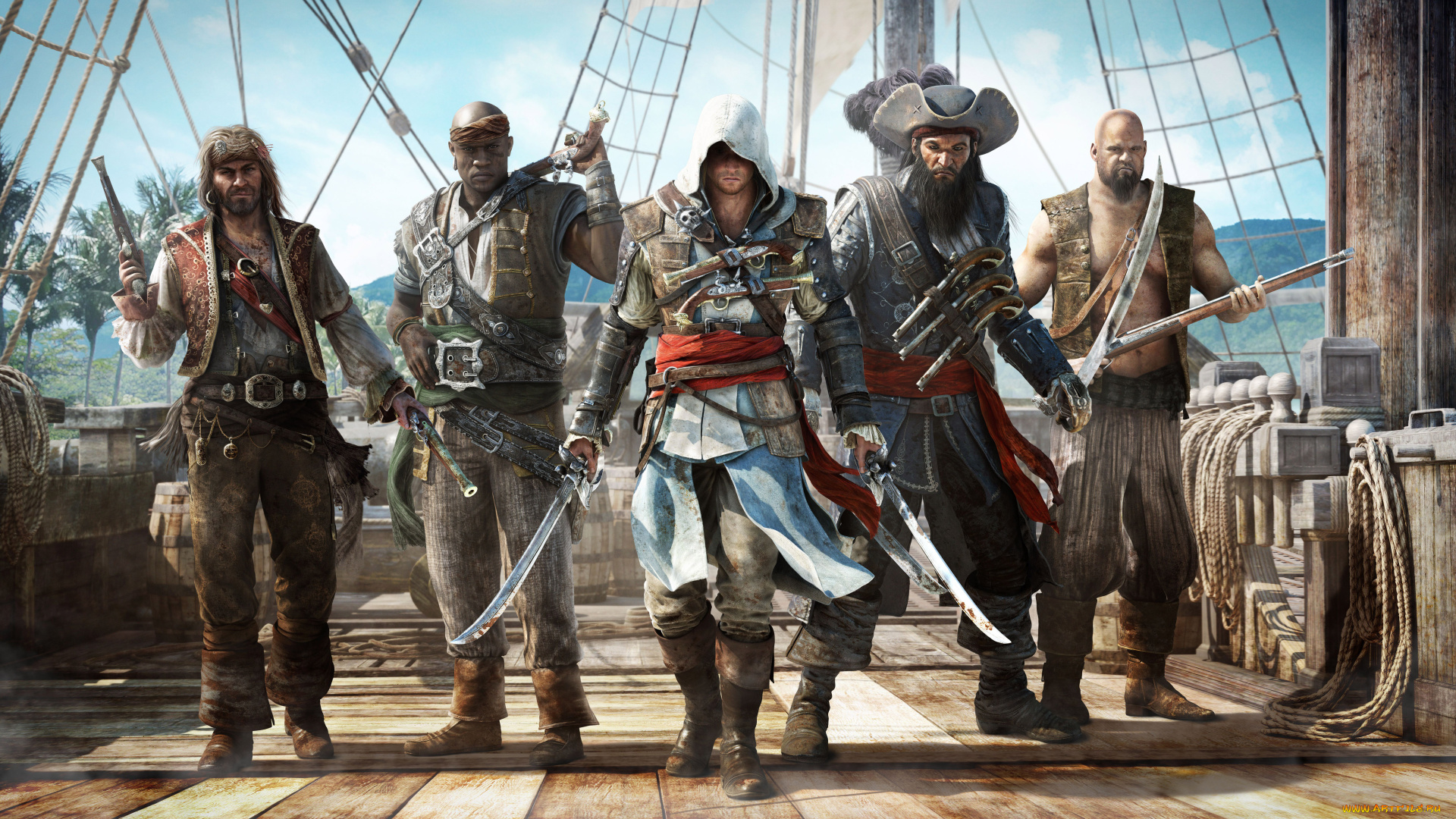 assassin`s, creed, iv, , black, flag, видео, игры, пираты