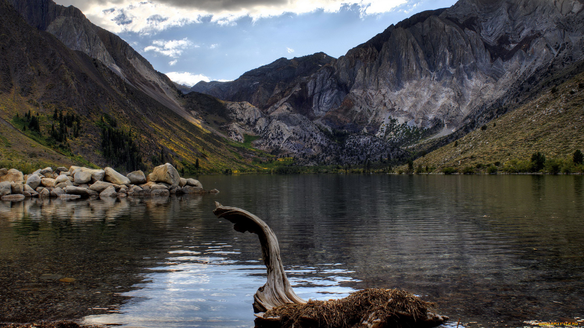 convict, lake, california, природа, реки, озера, convict, пейзаж, горы, озеро, california, lake