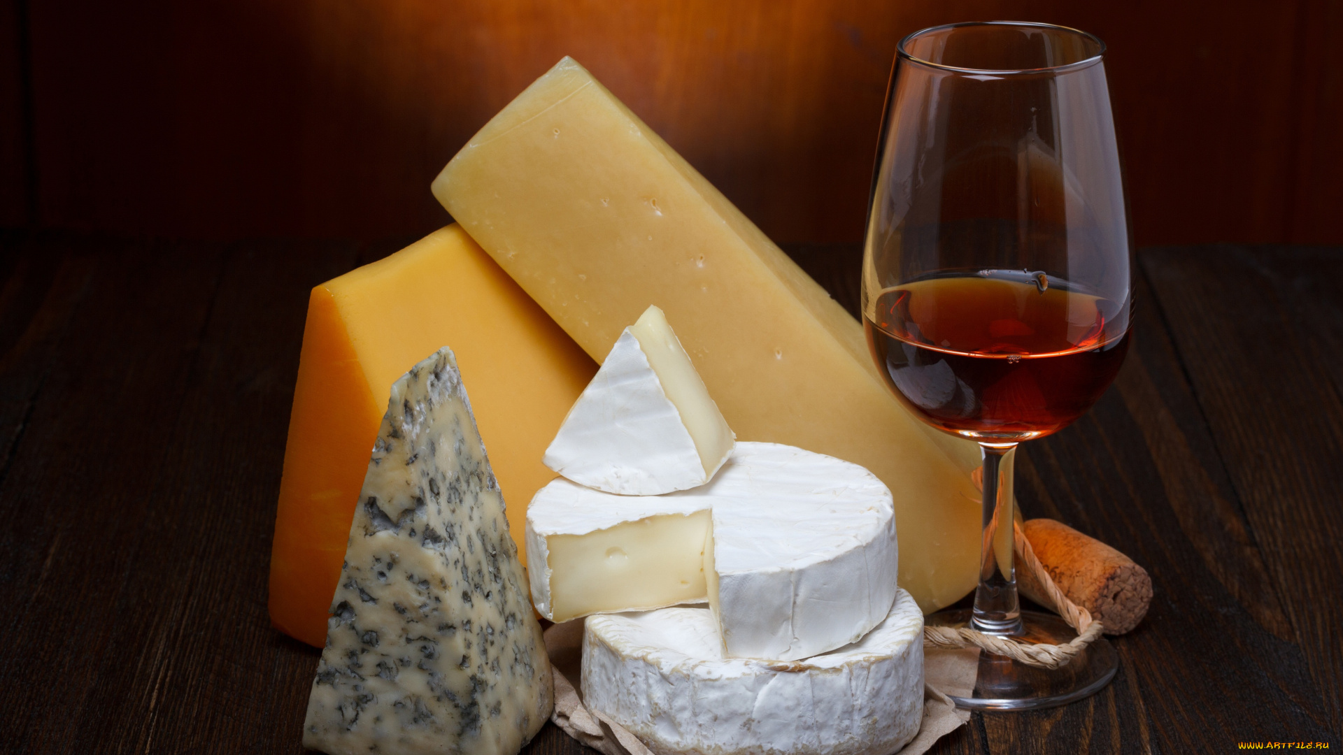 еда, сырные, изделия, вино, бокал, сыр