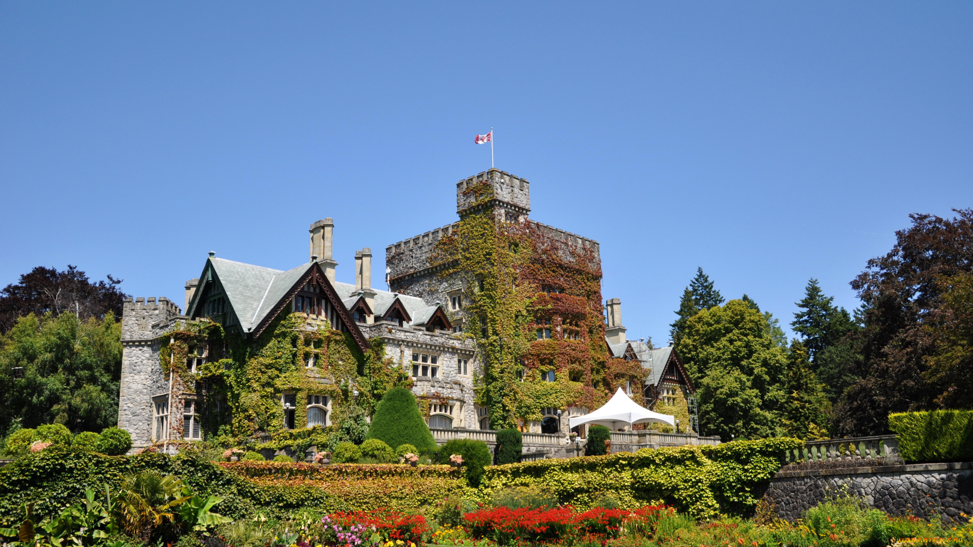 hatley, castle, , , канада, города, -, дворцы, , замки, , крепости, парк, замок, канада, hatley, castle, british, columbia
