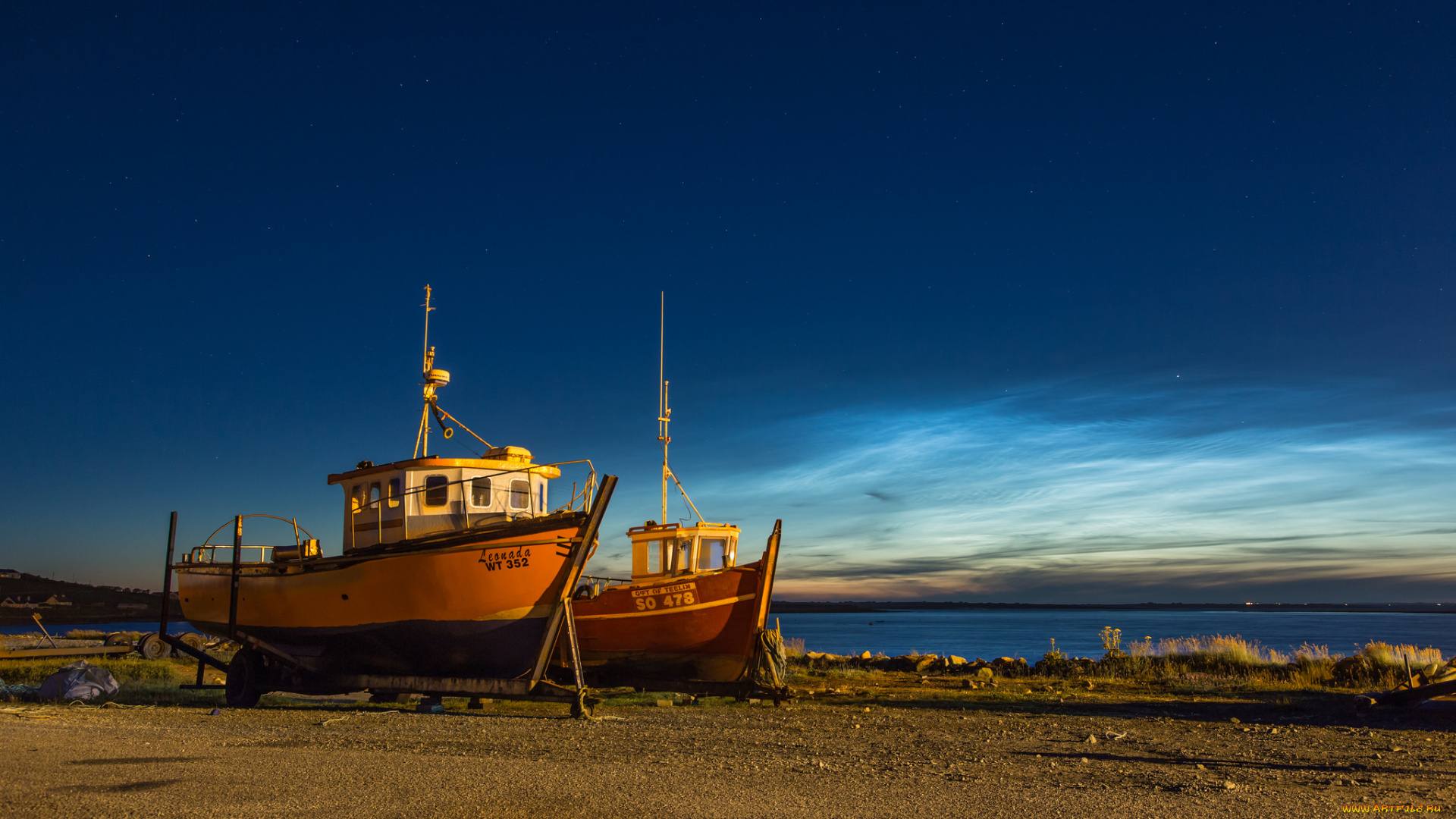 корабли, баркасы, , , буксиры, суда, берег