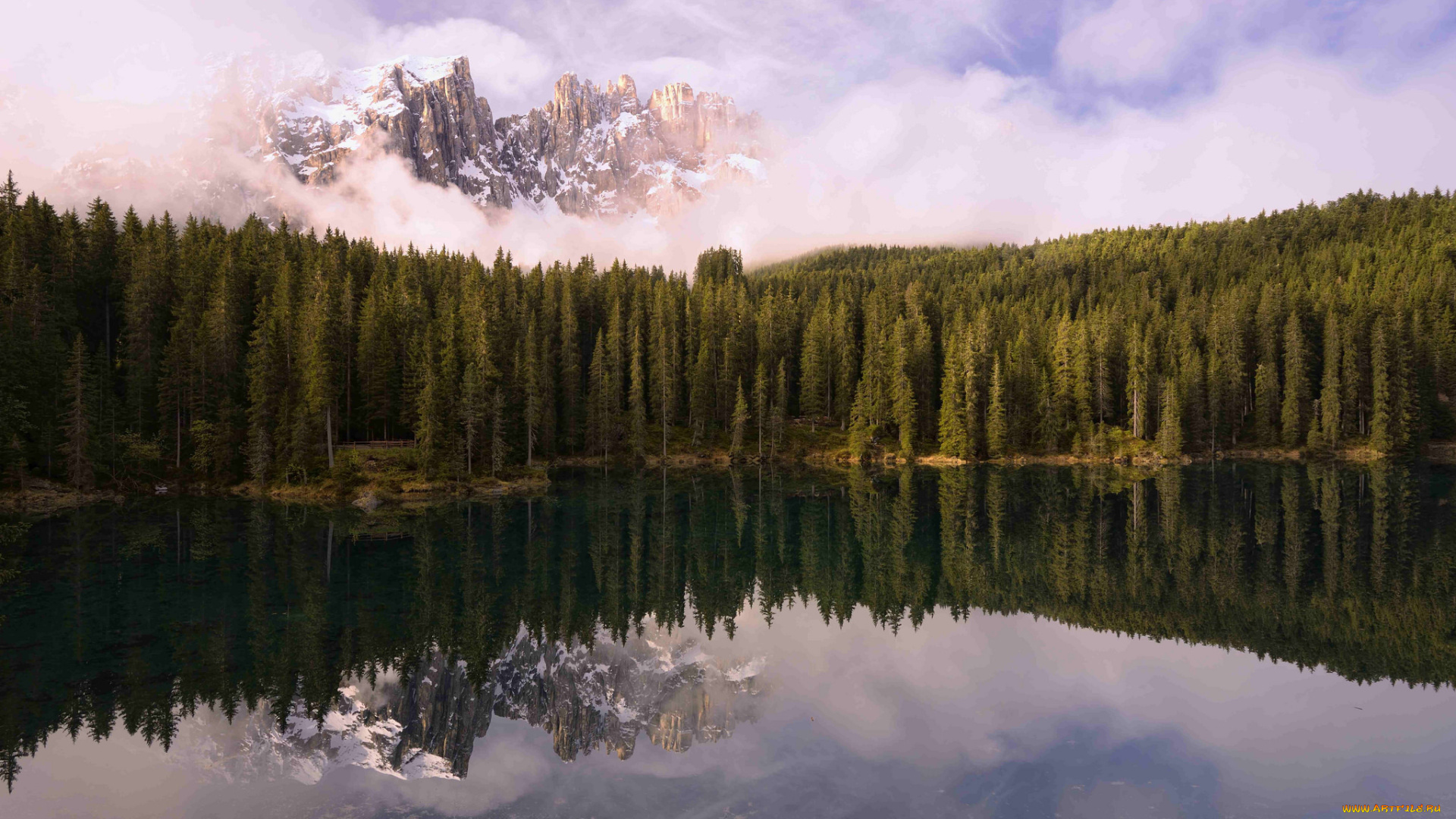 природа, реки, озера, отражение, озеро, лес, горы