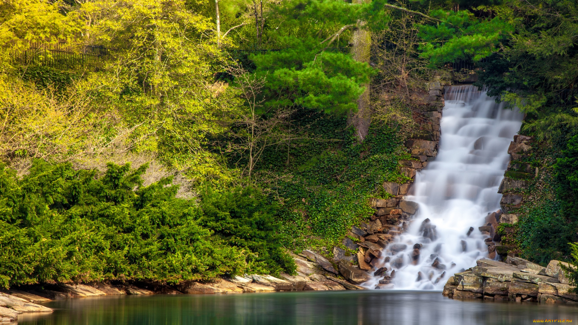 природа, водопады, вода