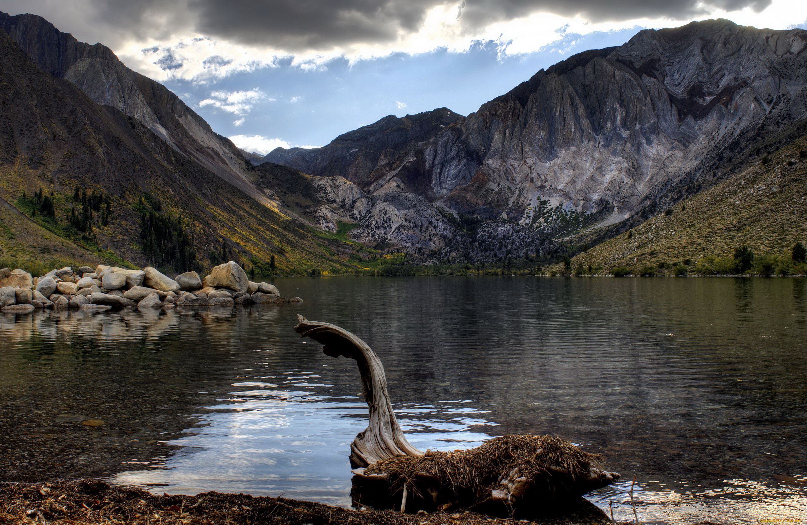 convict, lake, california, природа, реки, озера, convict, пейзаж, горы, озеро, california, lake