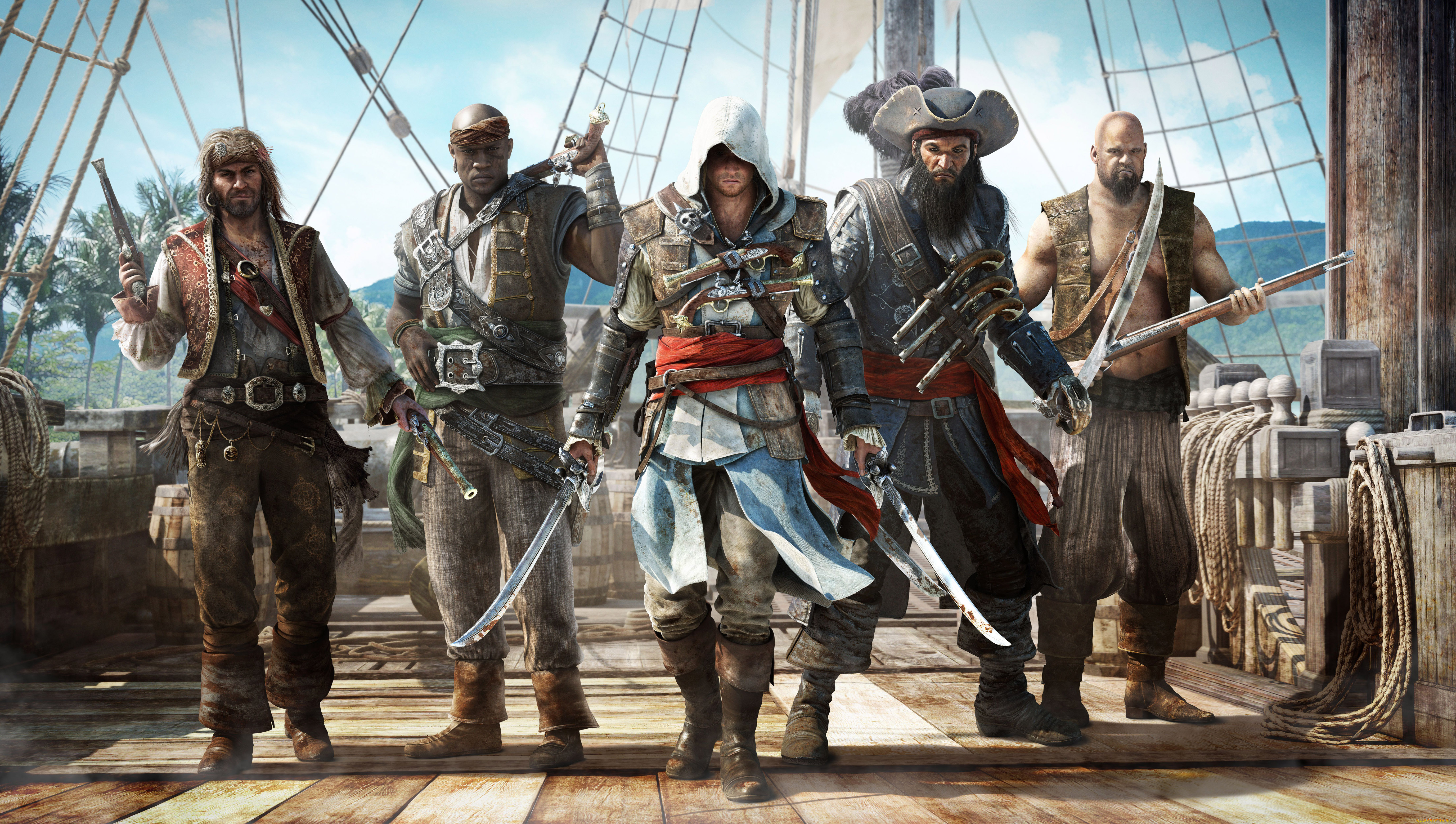 assassin`s, creed, iv, , black, flag, видео, игры, пираты