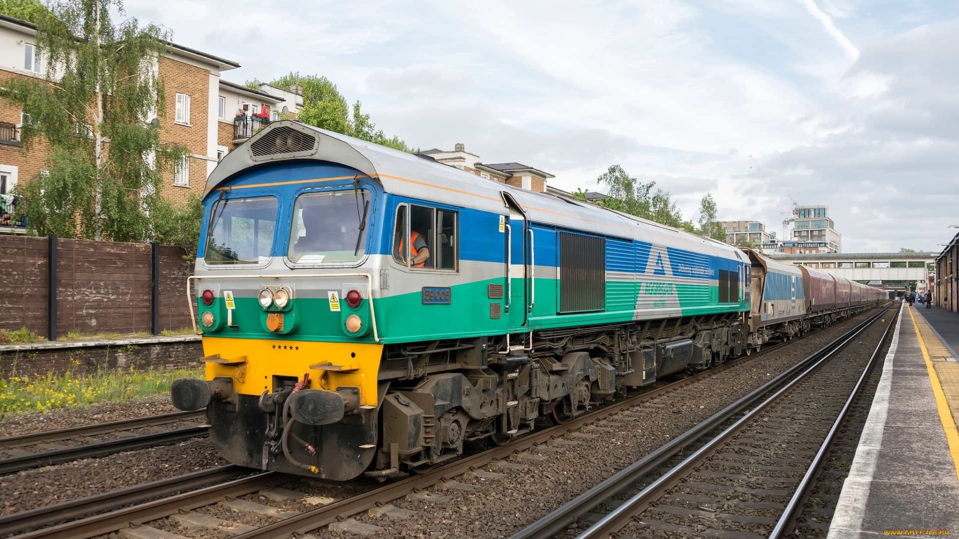 техника, поезда, железная, дорога, рельсы, локомотив, состав