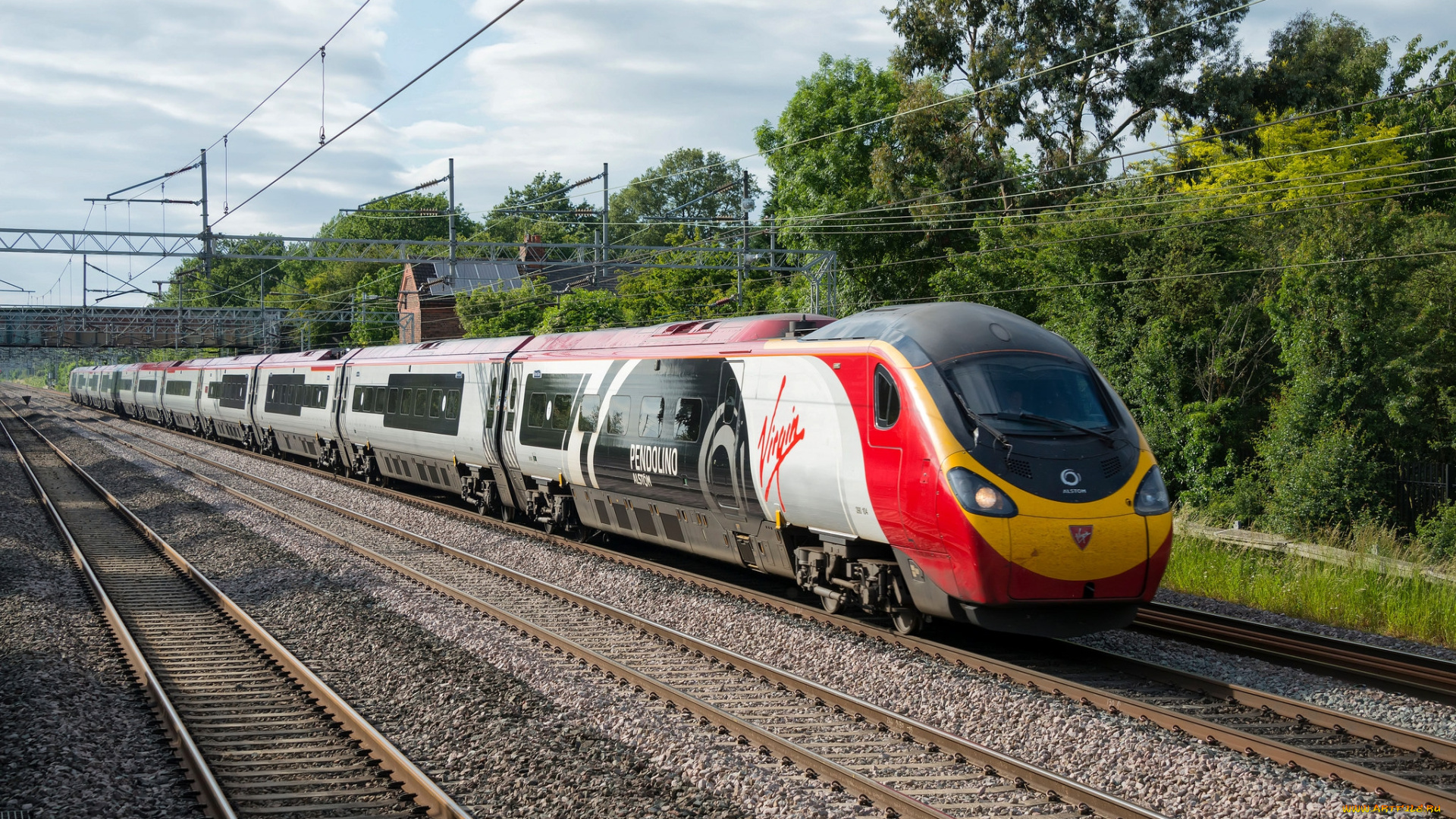 техника, поезда, железная, дорога, рельсы, локомотив, состав