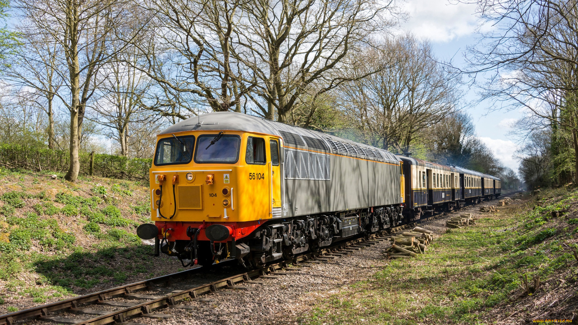 техника, поезда, железная, дорога, рельсы, локомотив, состав