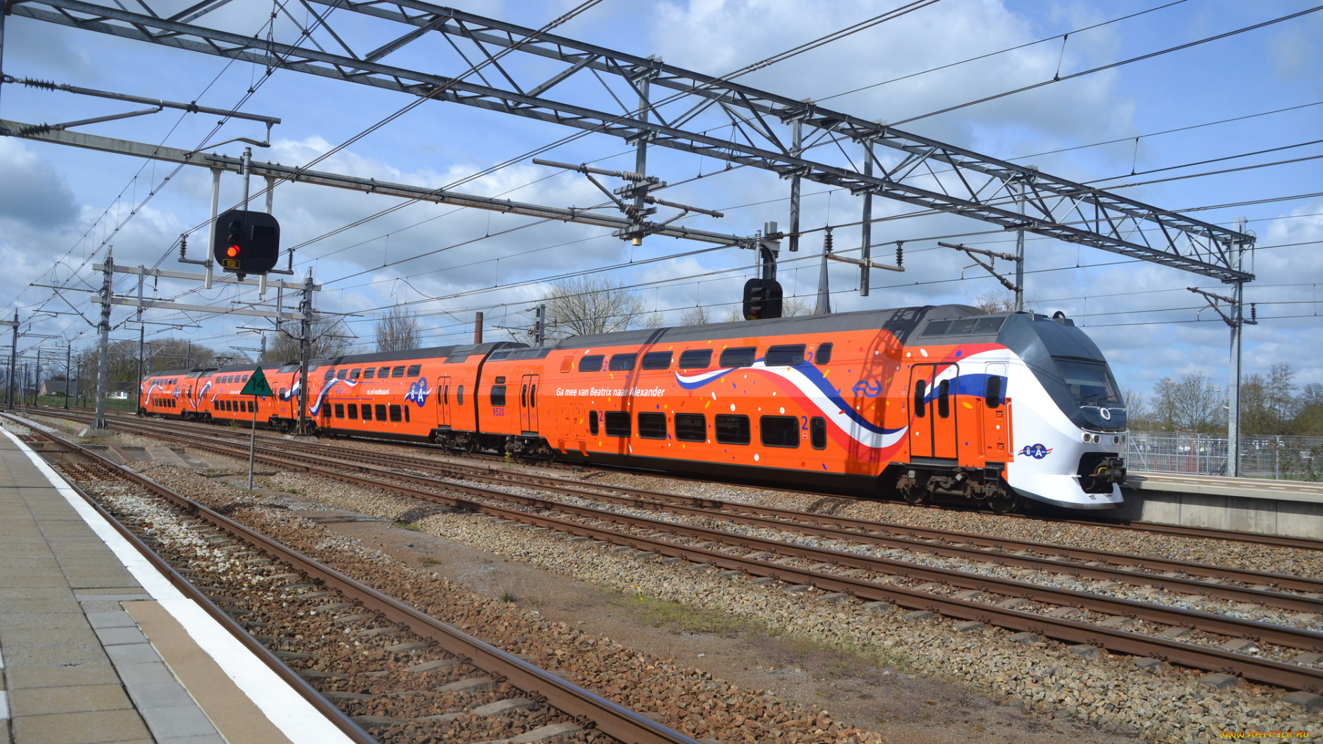 техника, поезда, железная, дорога, рельсы, локомотив, состав