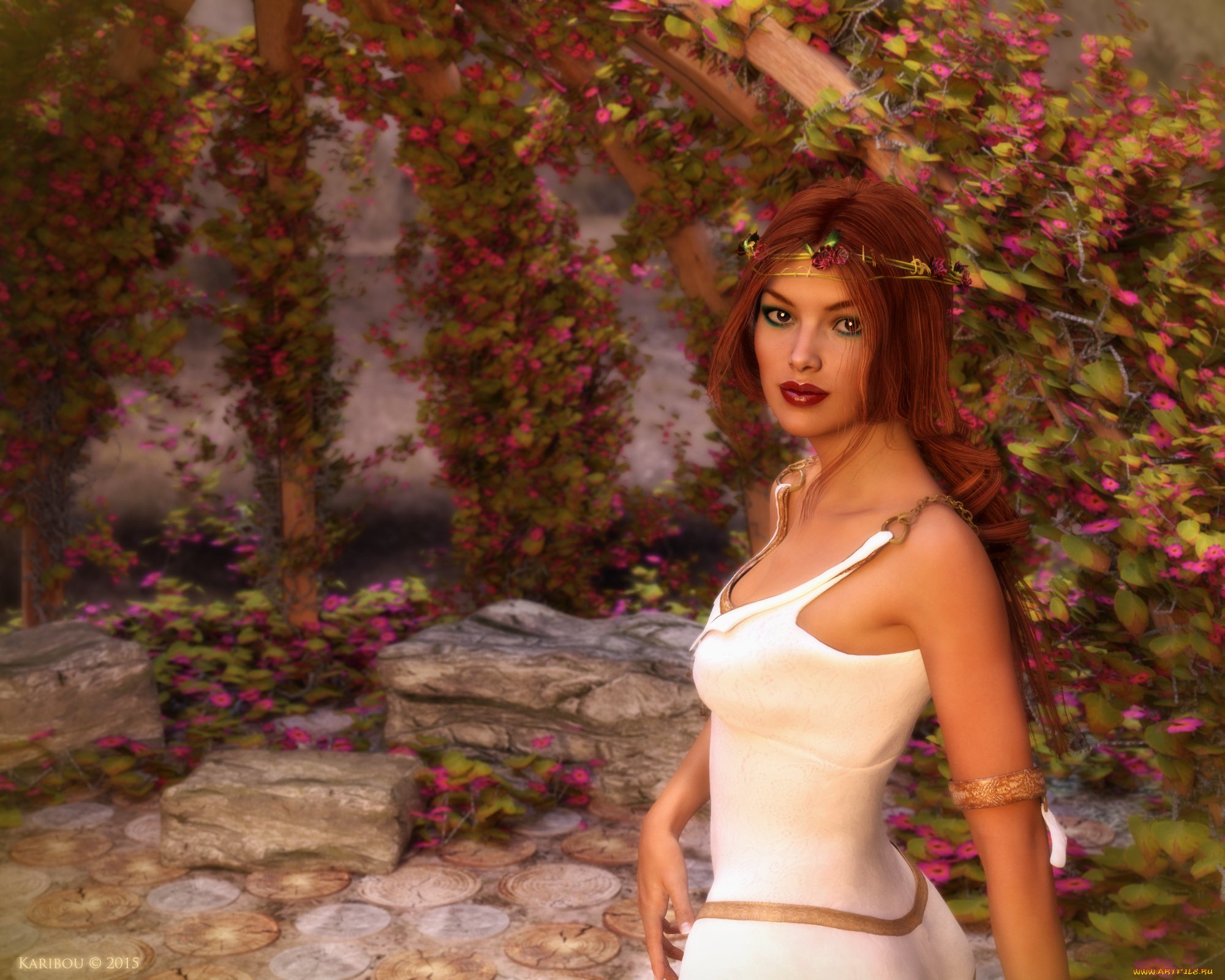 3д, графика, люди, , people, девушка, взгляд, фон