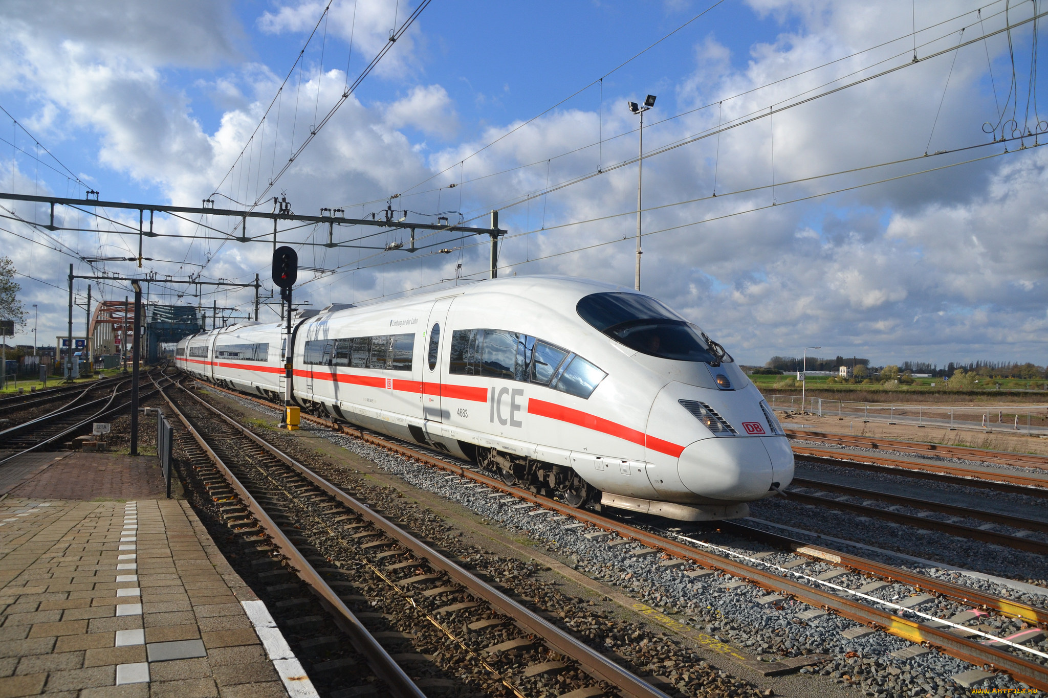 техника, поезда, железная, дорога, рельсы, локомотив, состав