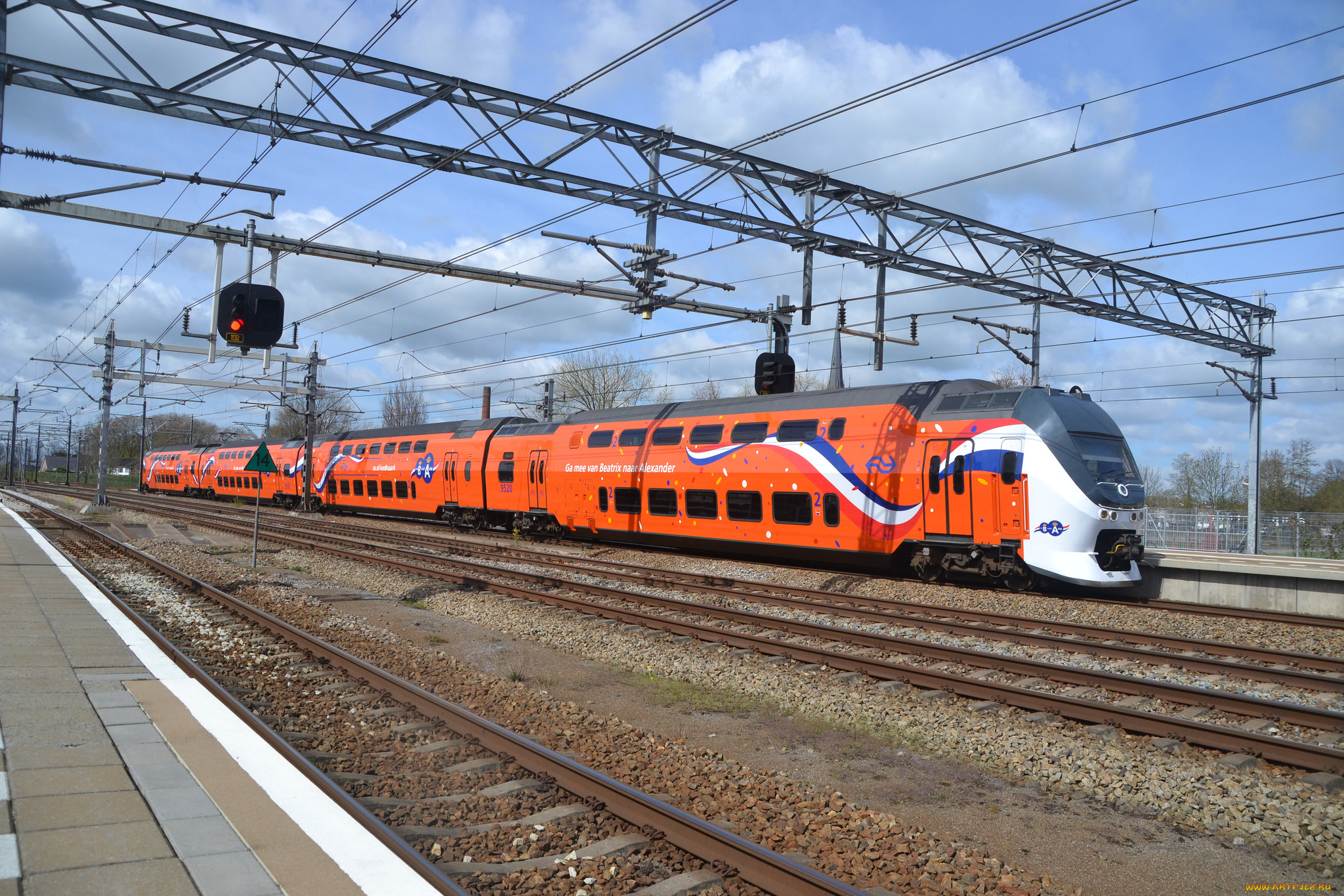 техника, поезда, железная, дорога, рельсы, локомотив, состав