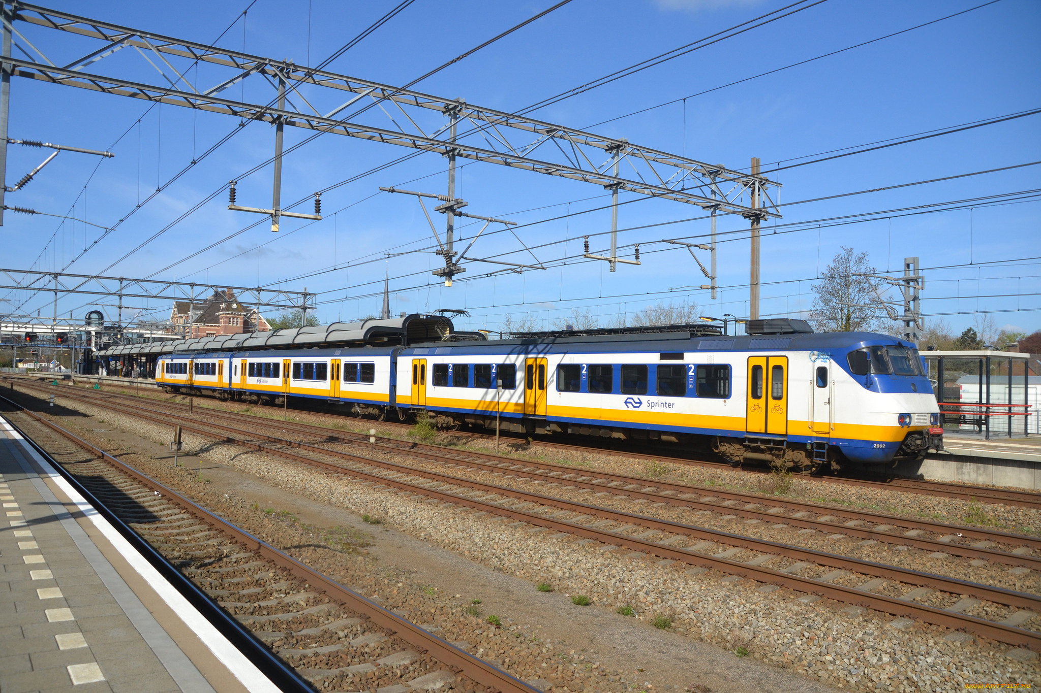 техника, поезда, железная, дорога, рельсы, локомотив, состав