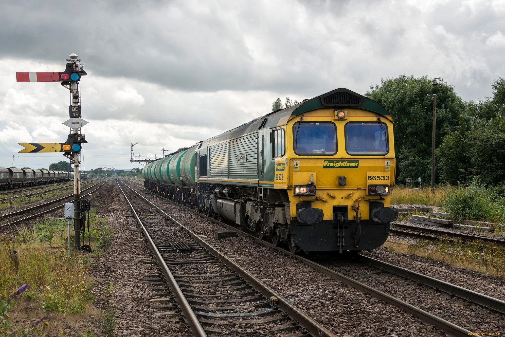 техника, поезда, железная, дорога, рельсы, локомотив, состав