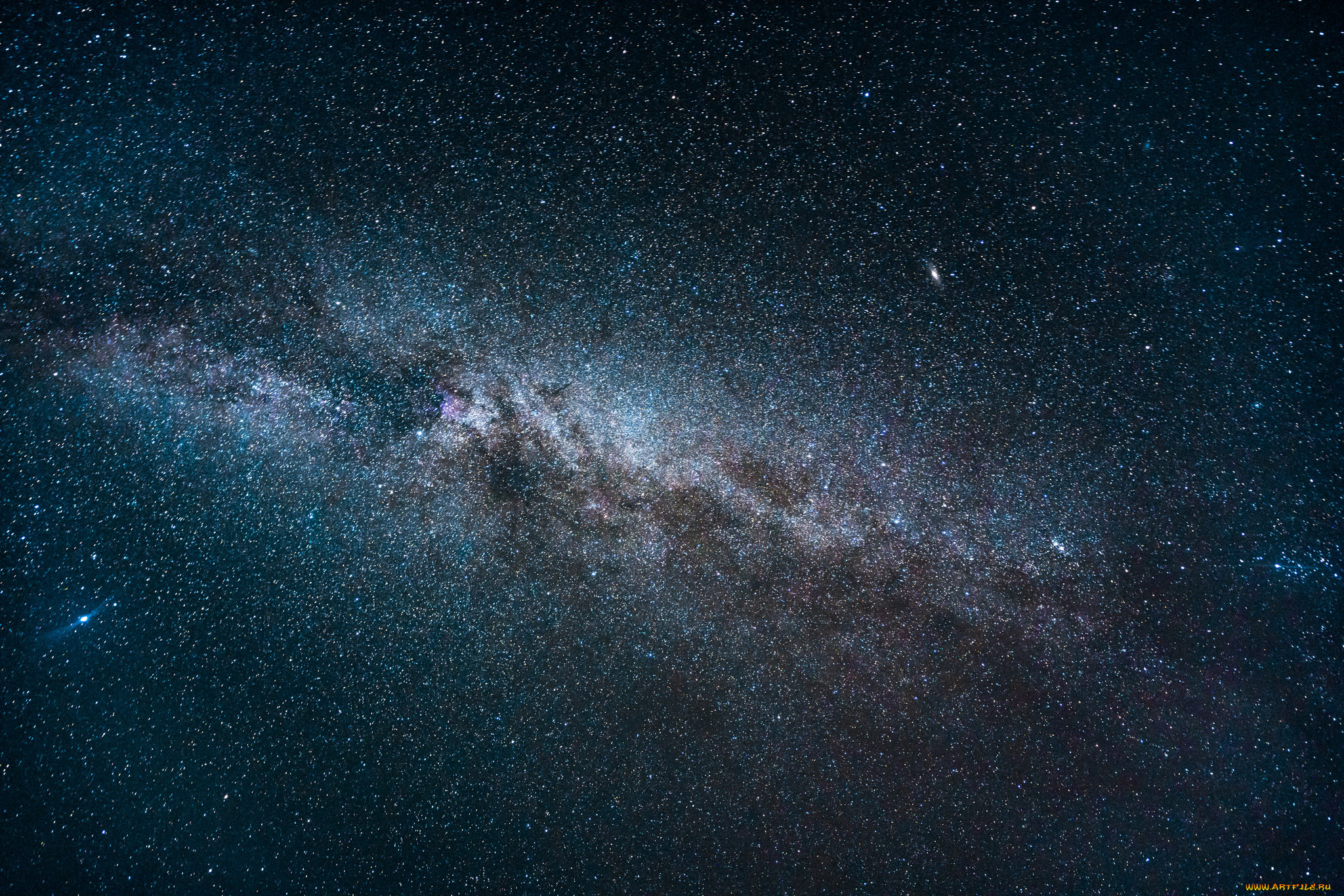 космос, галактики, туманности, бесконечность, звезды, млечный, путь, ночь