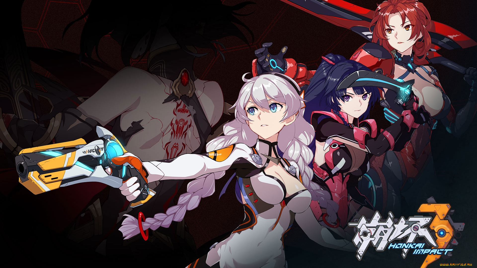 аниме, benghuai, xueyuan, benghuai, xueyuan