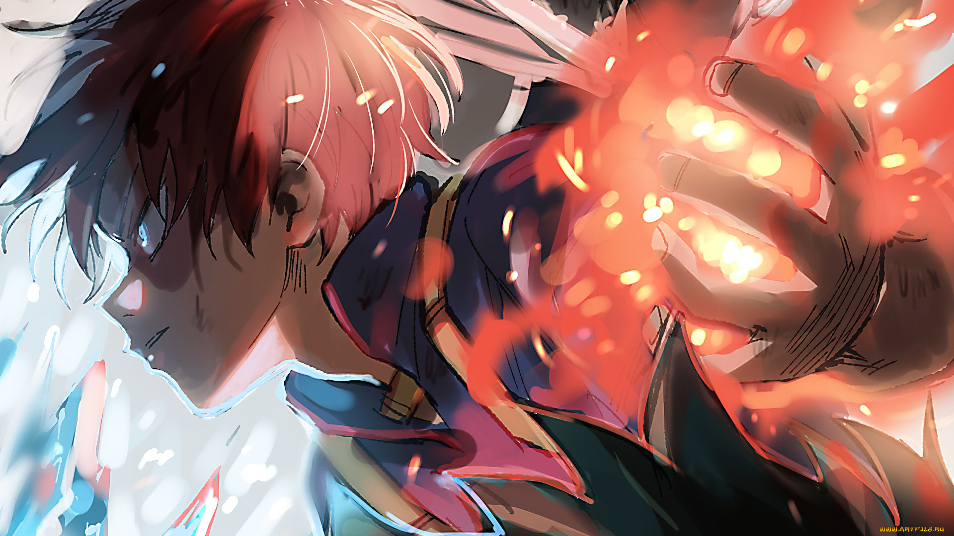 аниме, boku, no, hero, academia, моя, геройская, академия