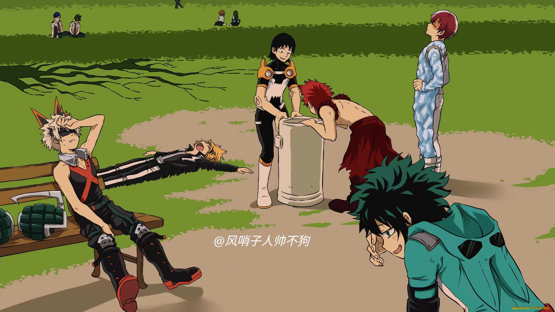 аниме, boku, no, hero, academia, моя, геройская, академия