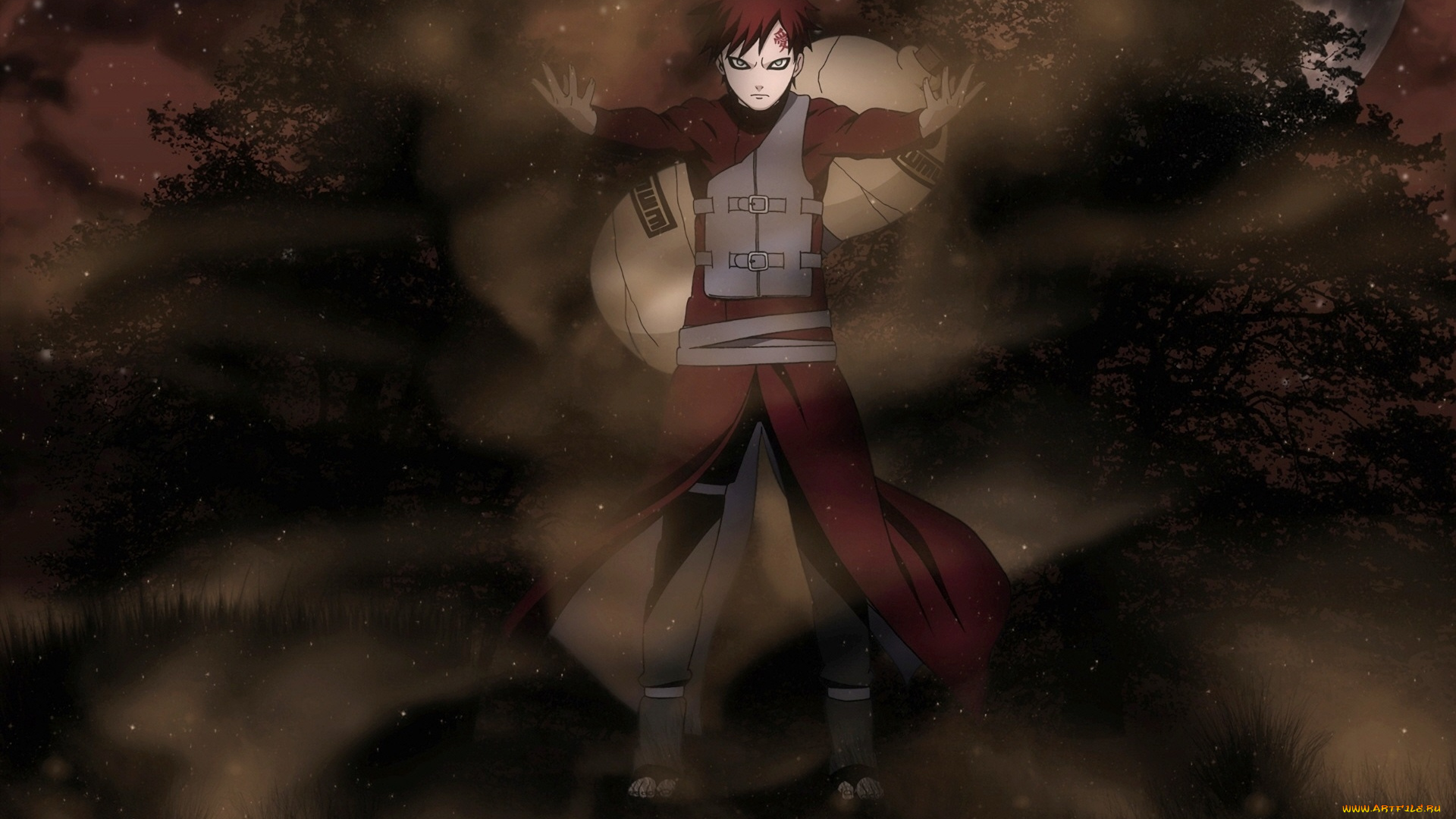 аниме, naruto, гаара