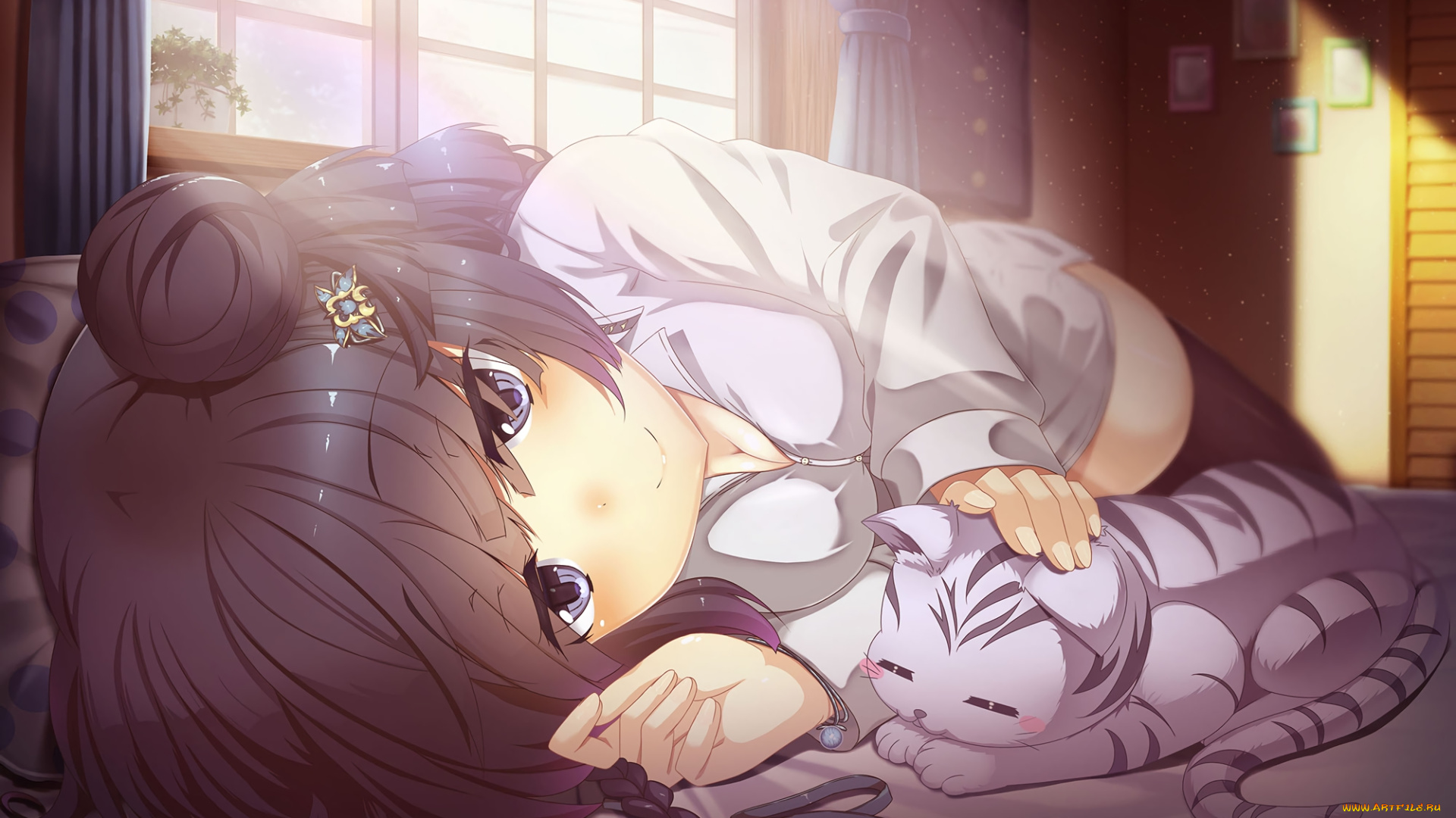 аниме, puzzle, &, dragons, haku