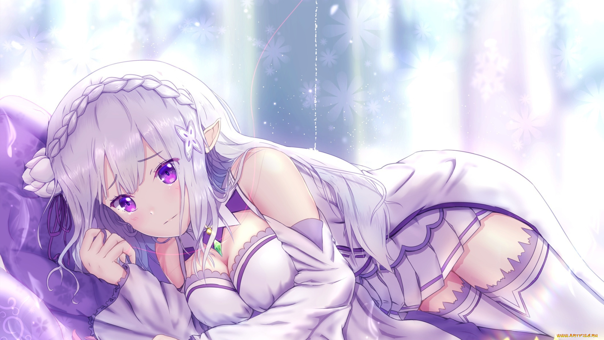 аниме, re, , zero, kara, hajimeru, isekai, seikatsu, emilia