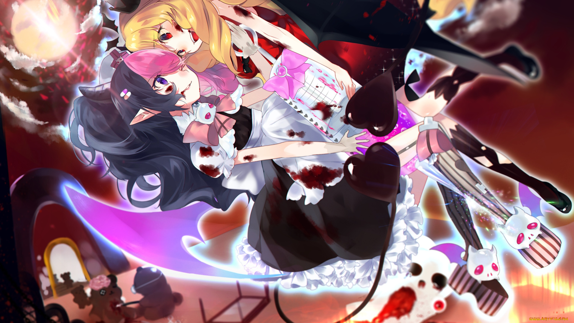 аниме, животные, , существа, aoiken