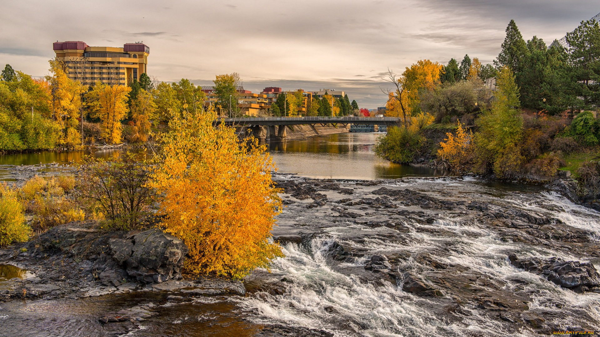 города, -, пейзажи, простор