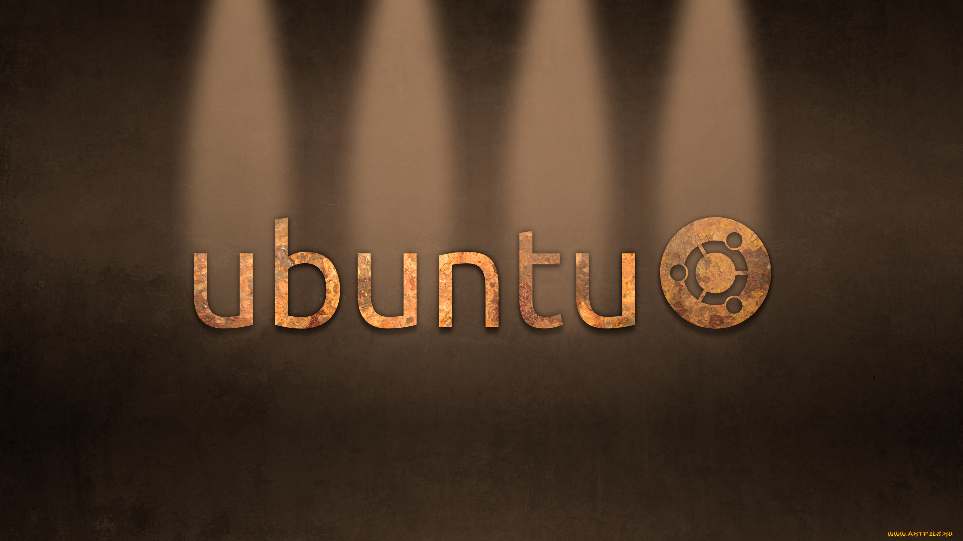 компьютеры, ubuntu, linux, логотип, фон