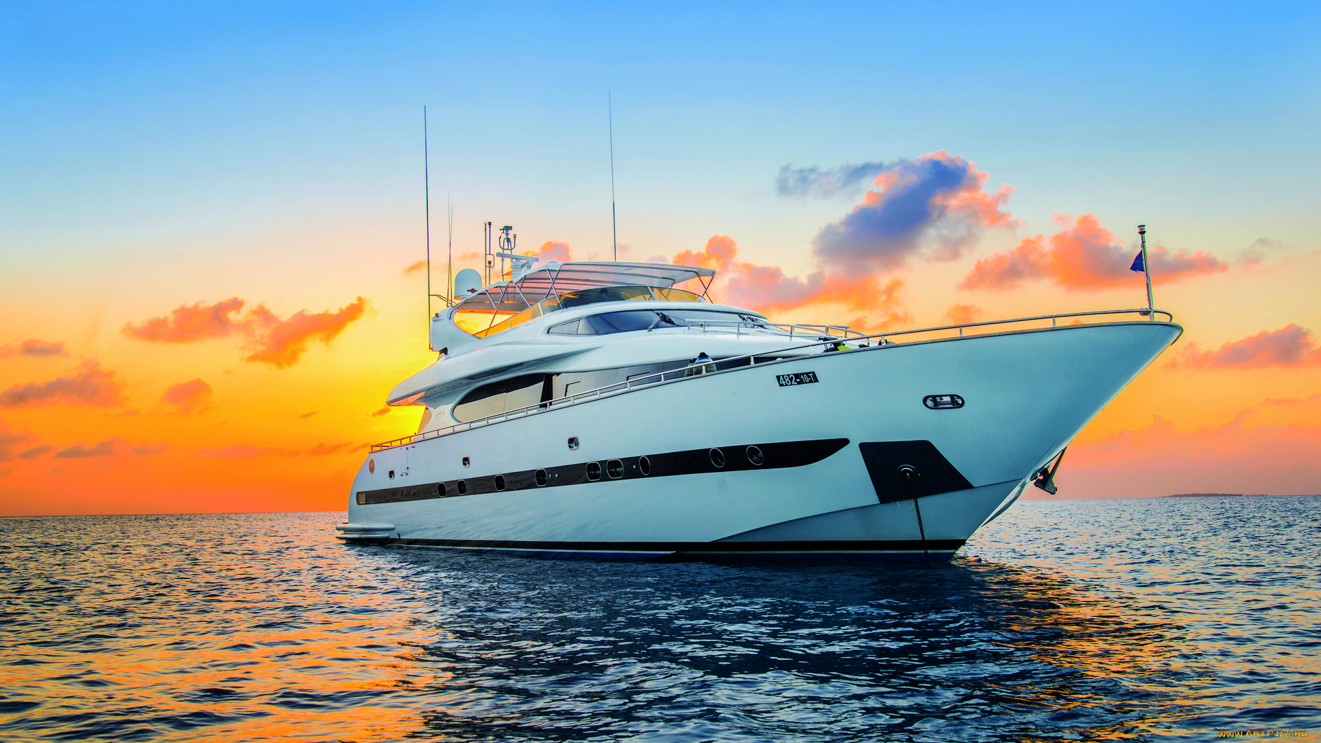 корабли, Яхты, пейзаж, яхта, море