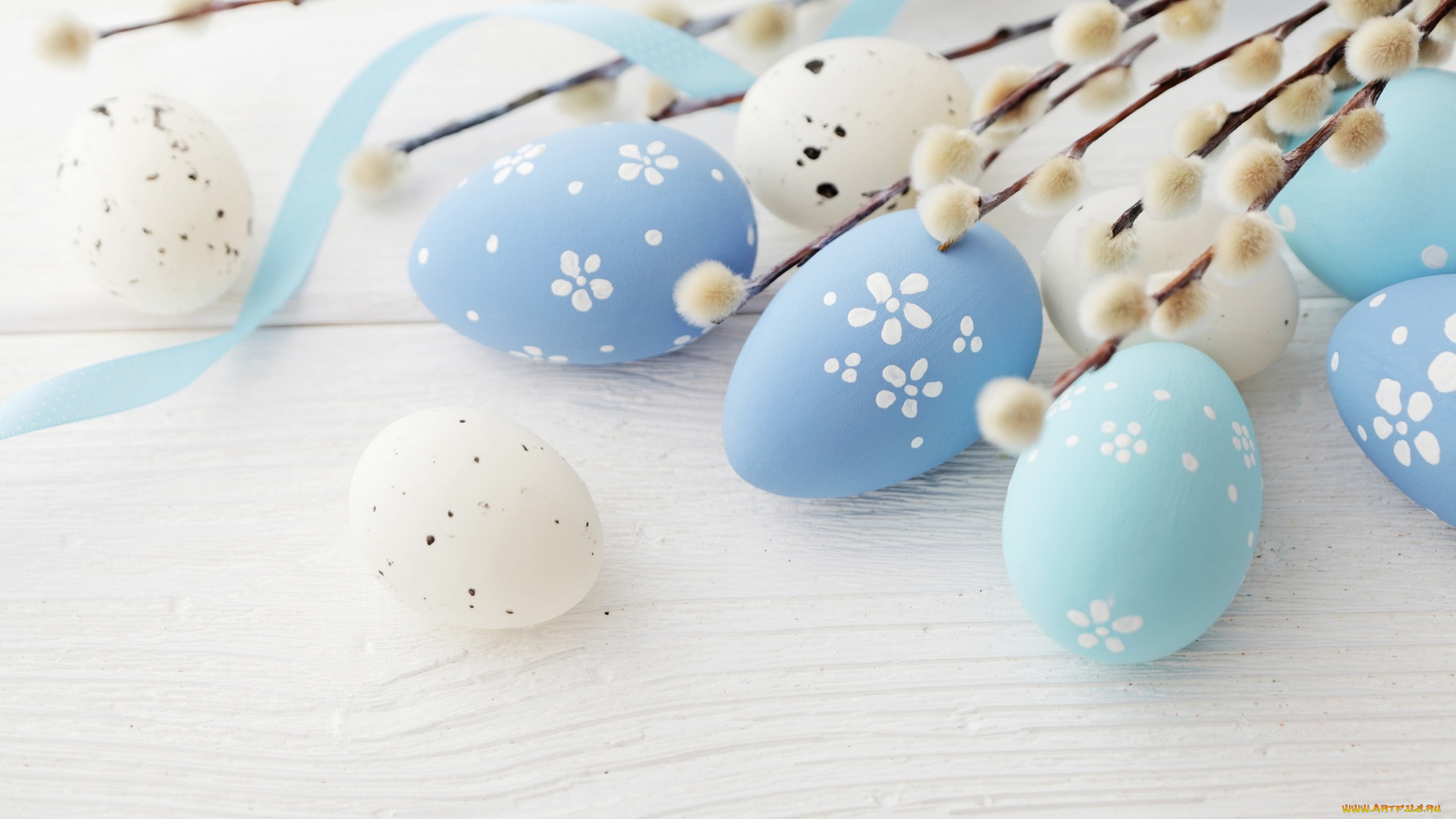 праздничные, пасха, верба, яйцо, лента