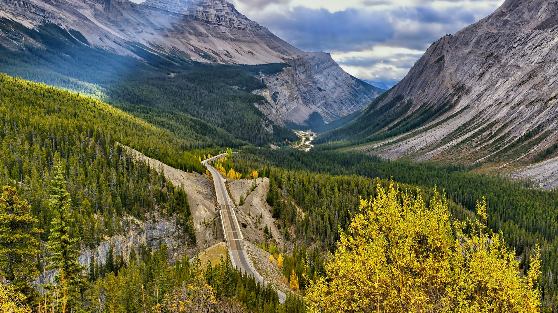 природа, горы, простор