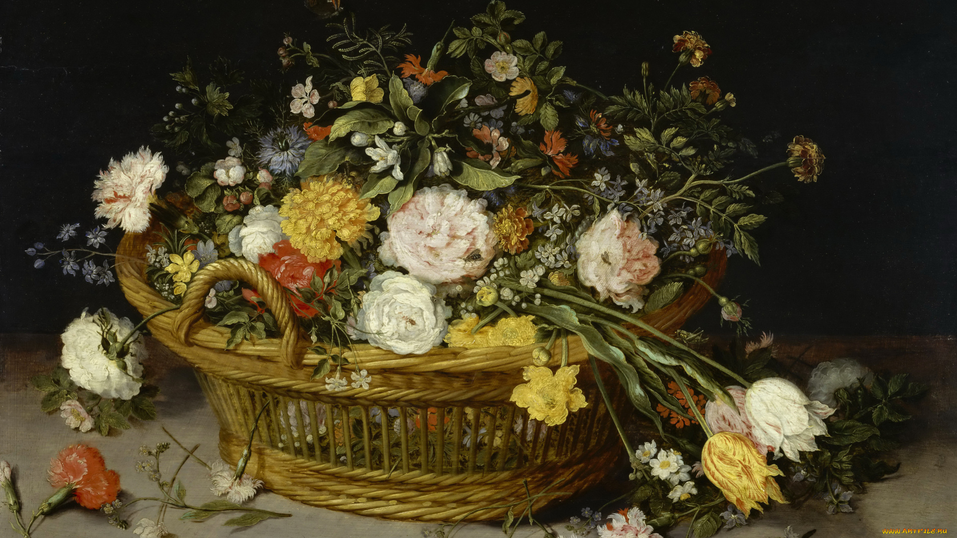 рисованное, живопись, картина, натюрморт