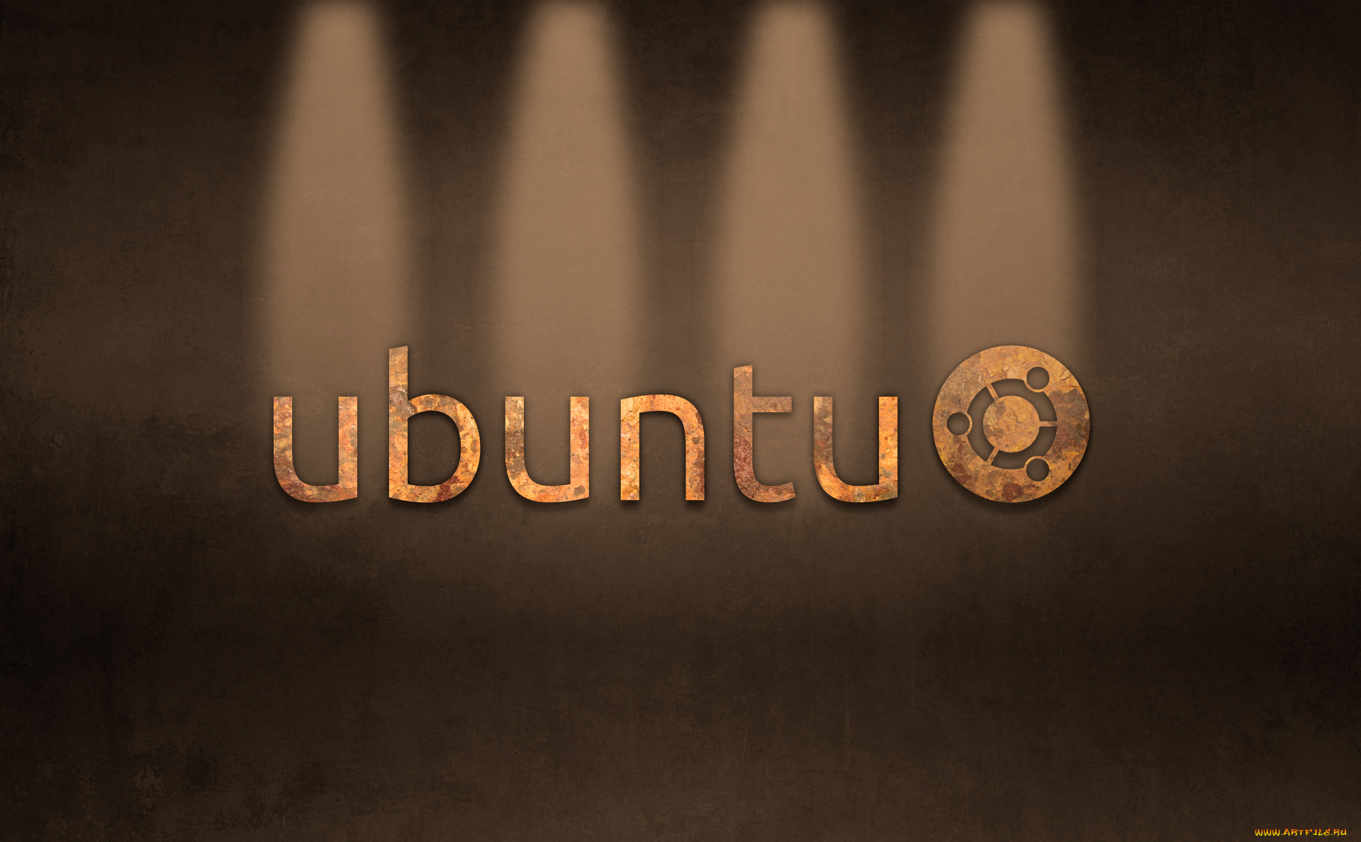 компьютеры, ubuntu, linux, логотип, фон