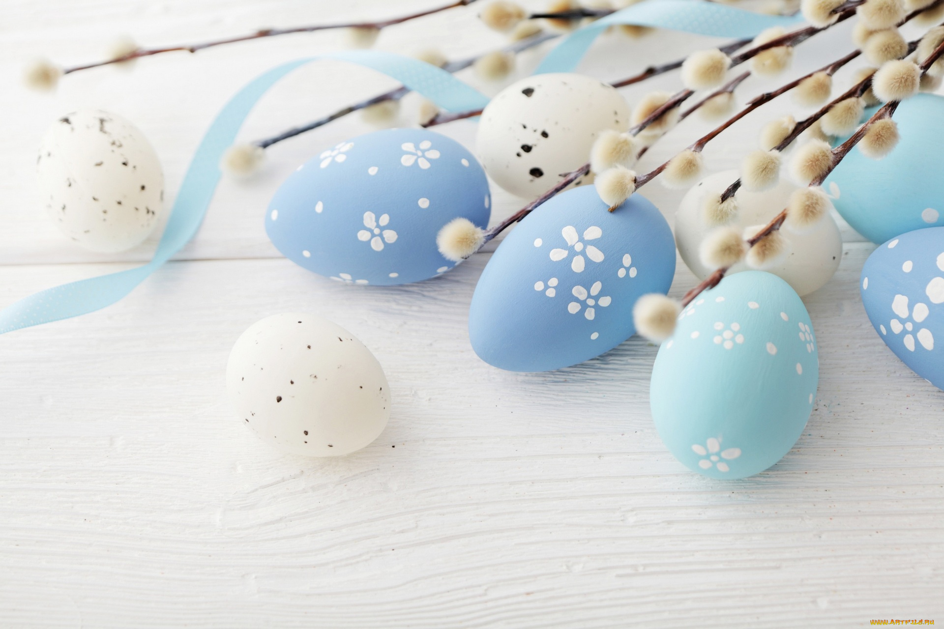 праздничные, пасха, верба, яйцо, лента