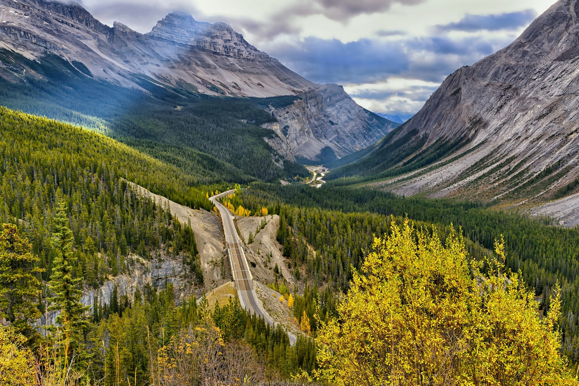 природа, горы, простор